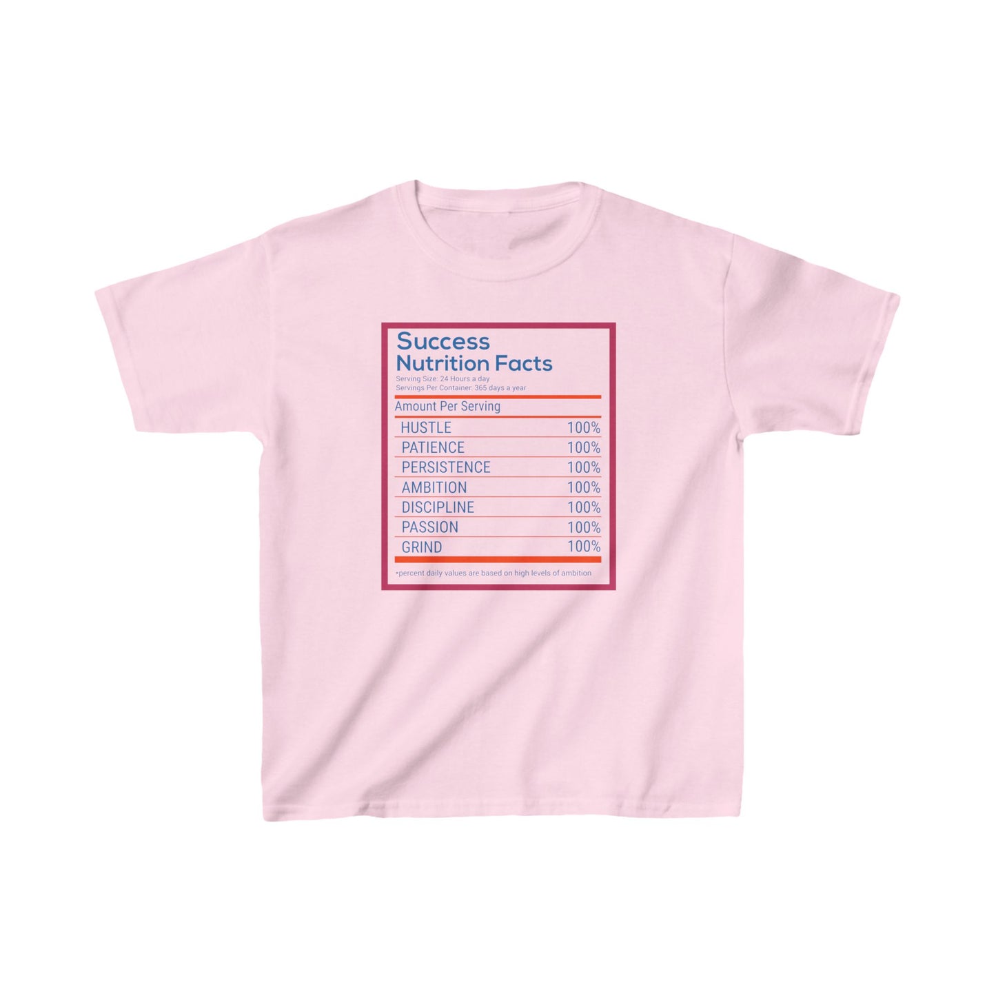 Success Nutrition Facts Kids Heavy Cotton™ Tee