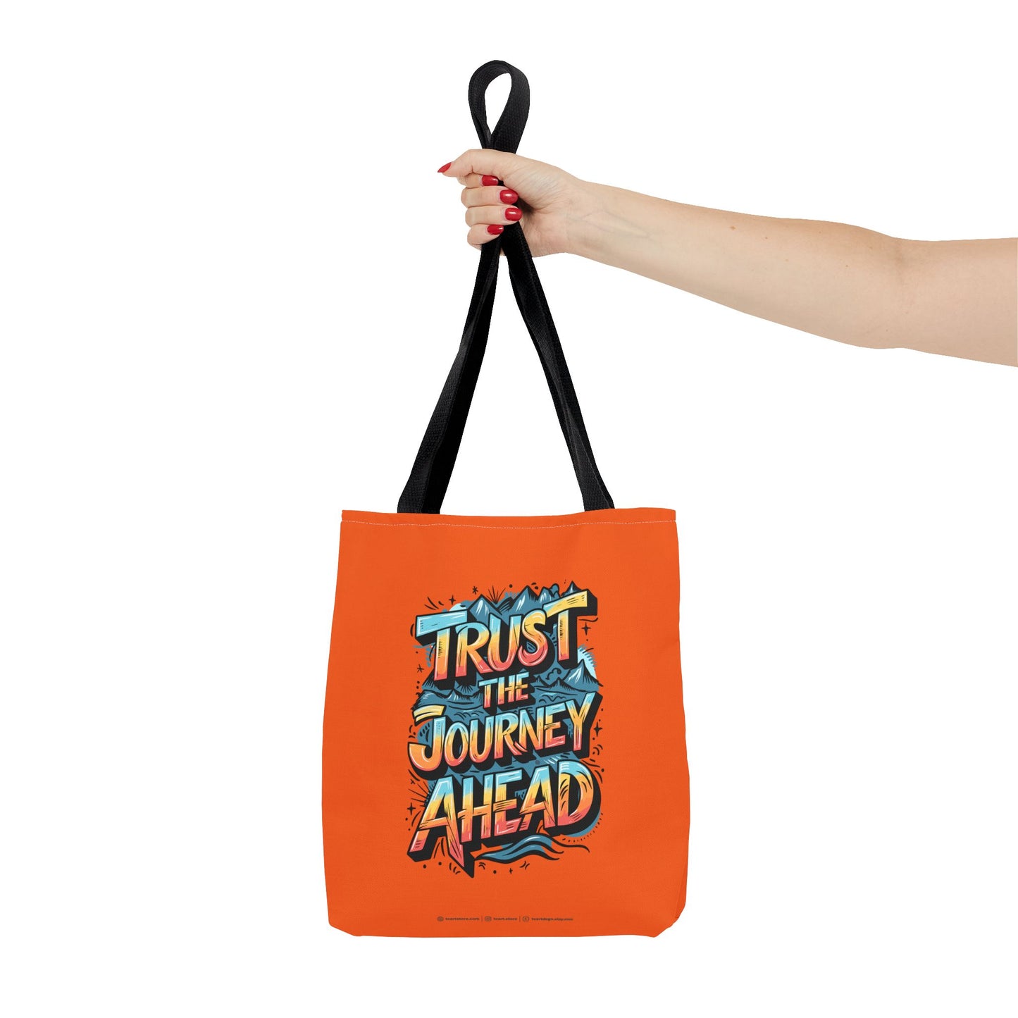 Trust The Journey Ahead Tote Bag (AOP)