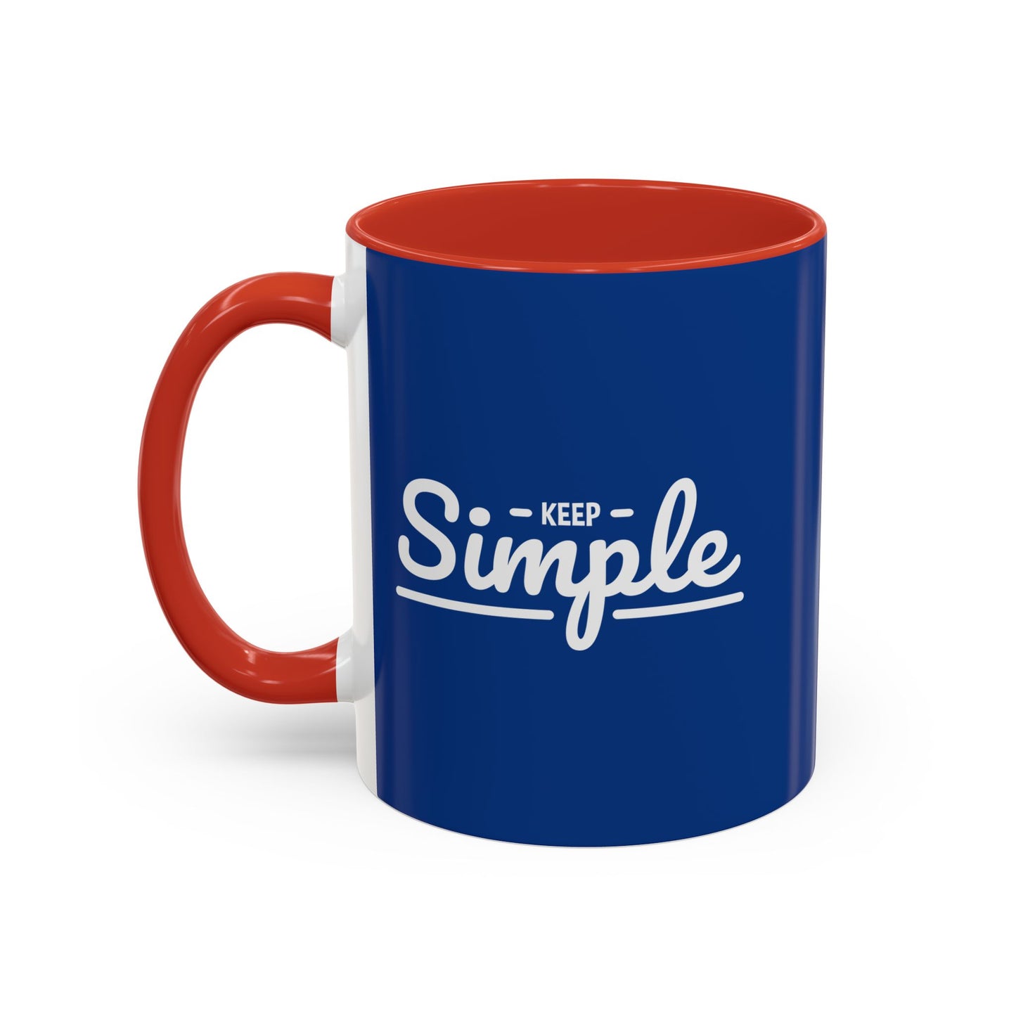 Keep Simple Accent Coffee Mug (11, 15oz)