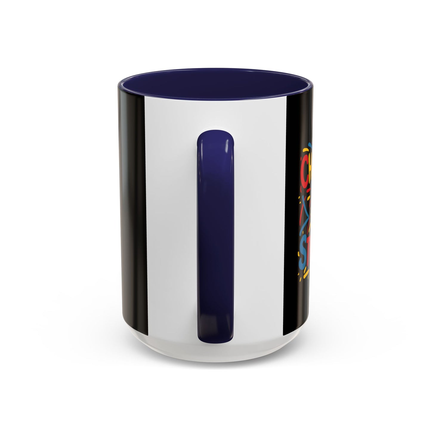 Challenges Make You Stronger! Accent Coffee Mug (11, 15oz)