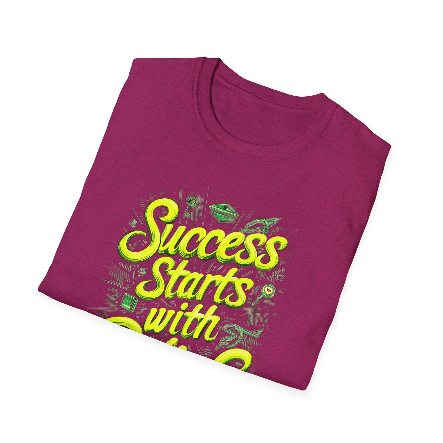 Success Starts With Belief Unisex Softstyle T-Shirt