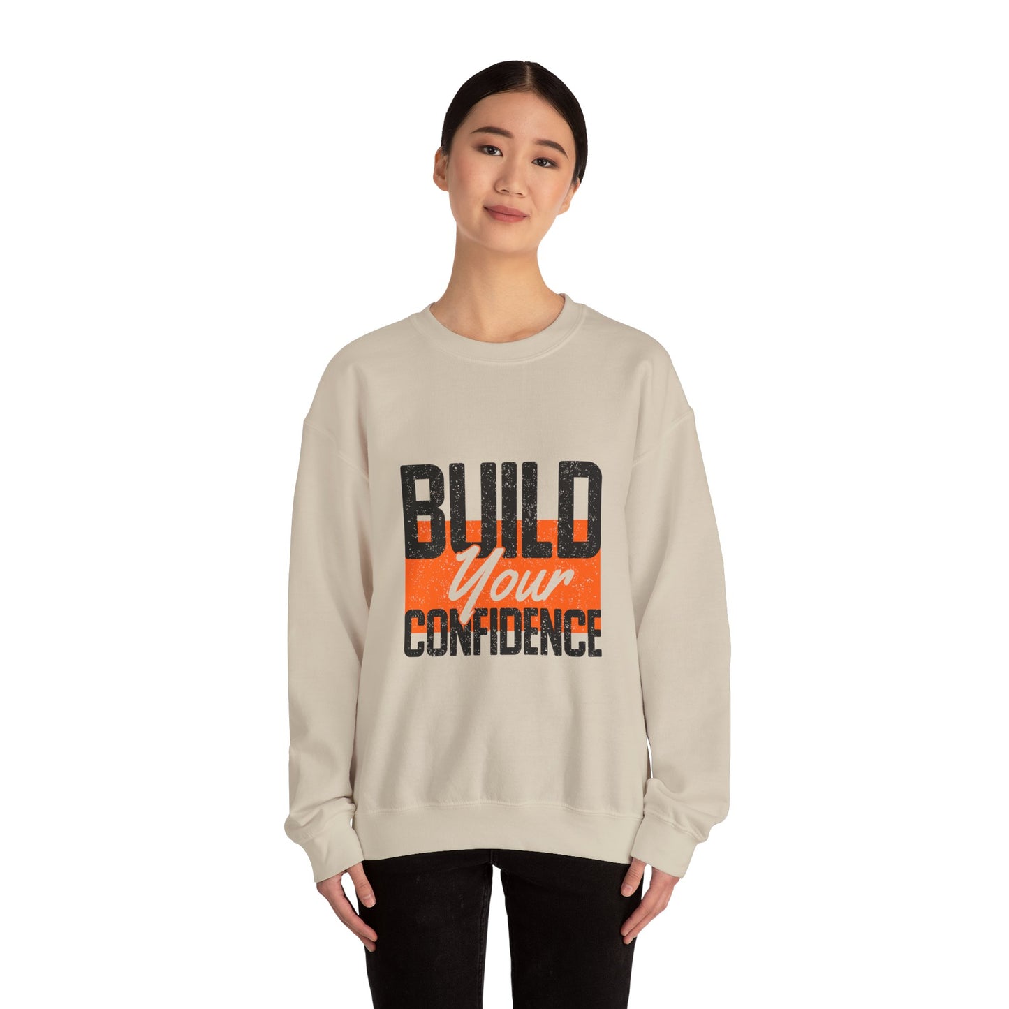 Build Your Confidence Unisex Heavy Blend™ Crewneck Sweatshirt