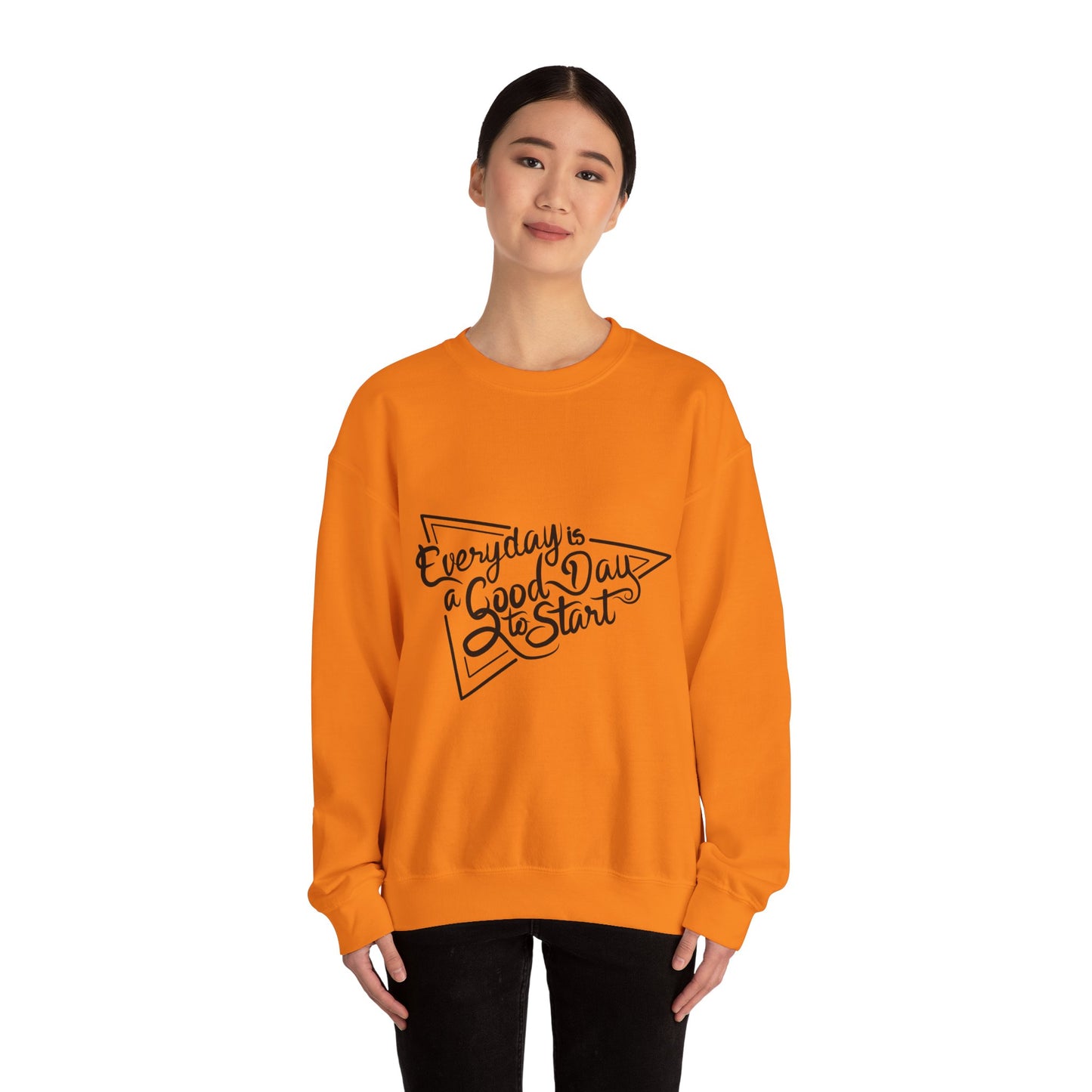 Every Day Is A Good Day To Start Unisex Heavy Blend™ Crewneck Sweatshirt