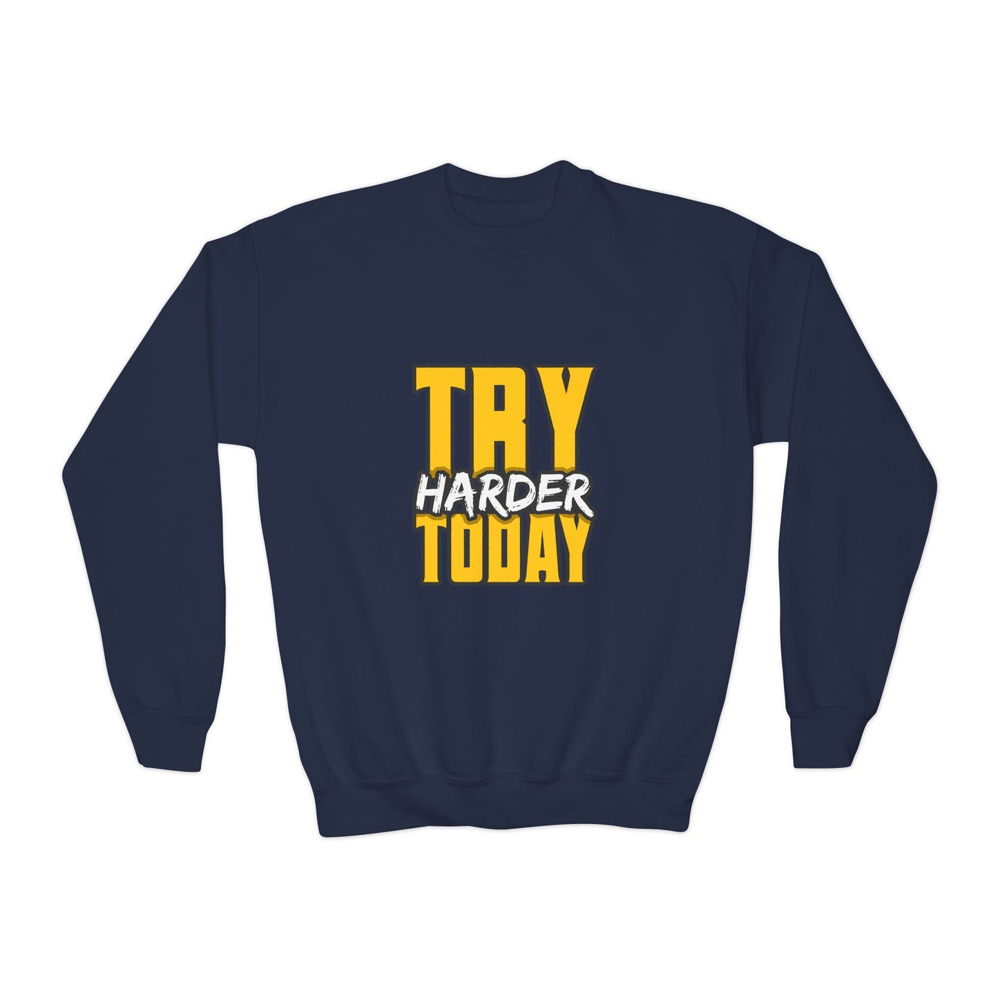Try Harder Today Youth Crewneck Sweatshirt
