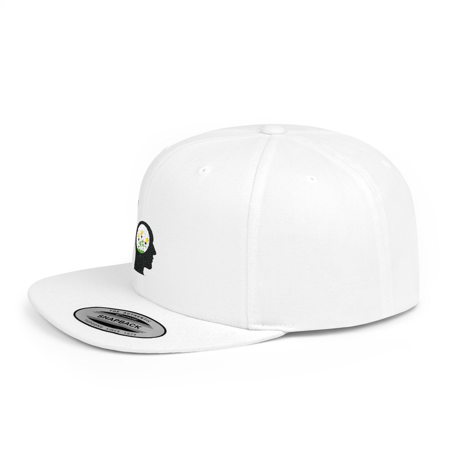 Mindset And Positive Thoughts Flat Bill Snapback