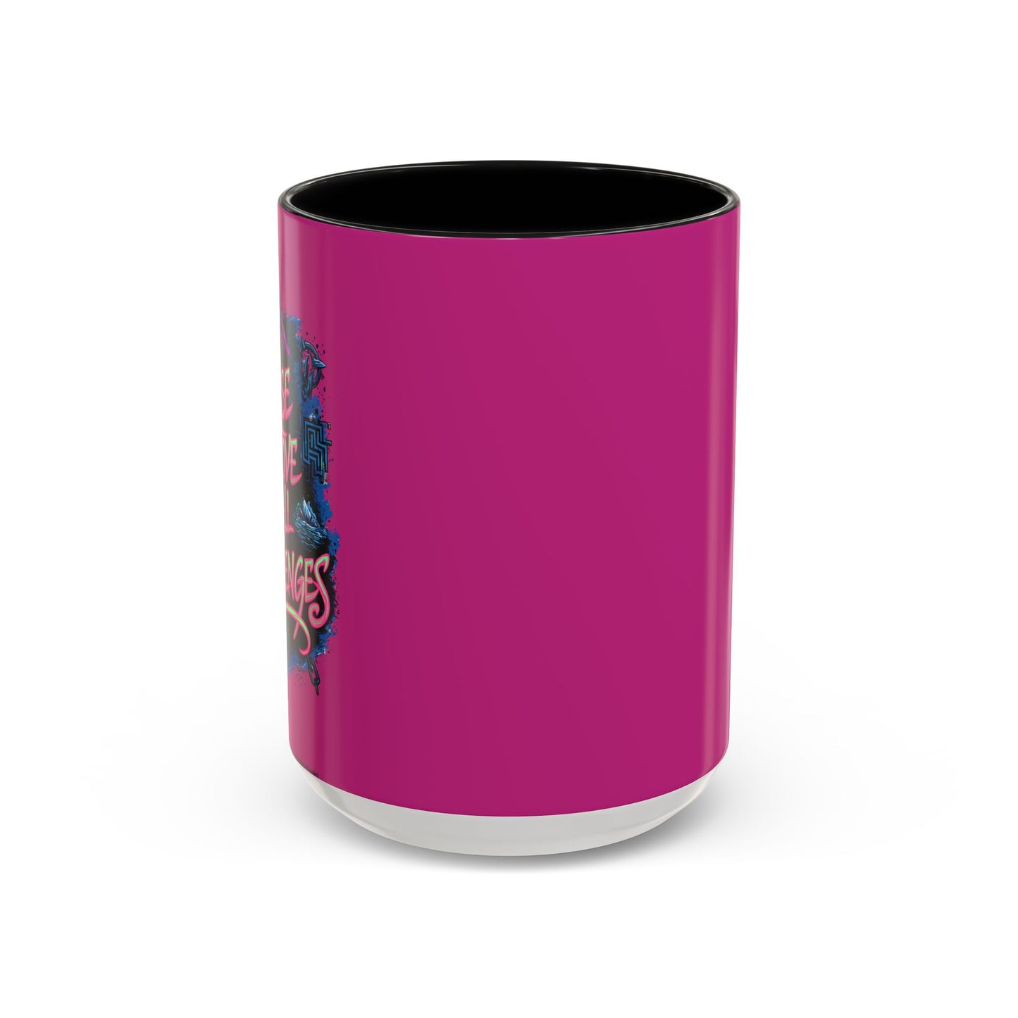 Rise Above All Challenges Accent Coffee Mug (11, 15oz)