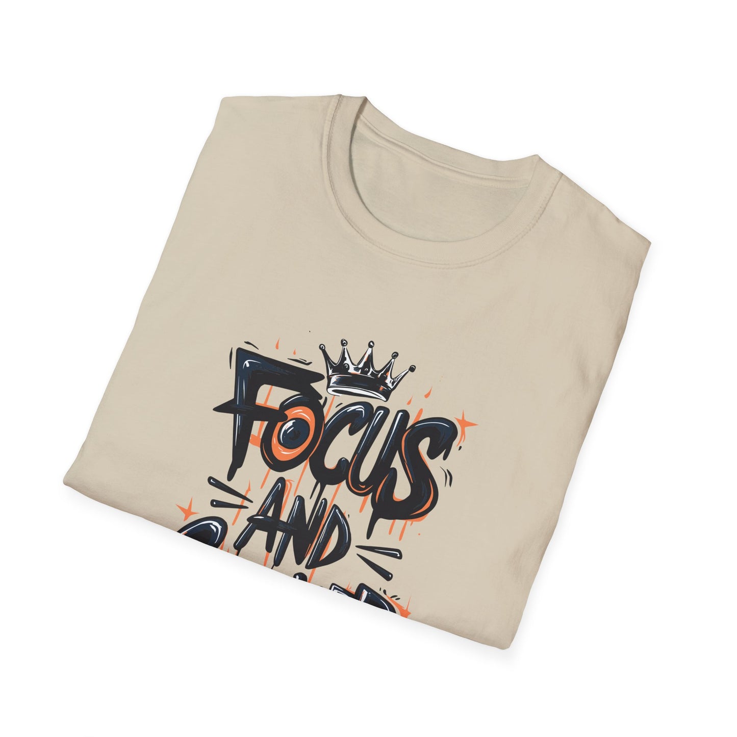Focus And Conquer Unisex Softstyle T-Shirt