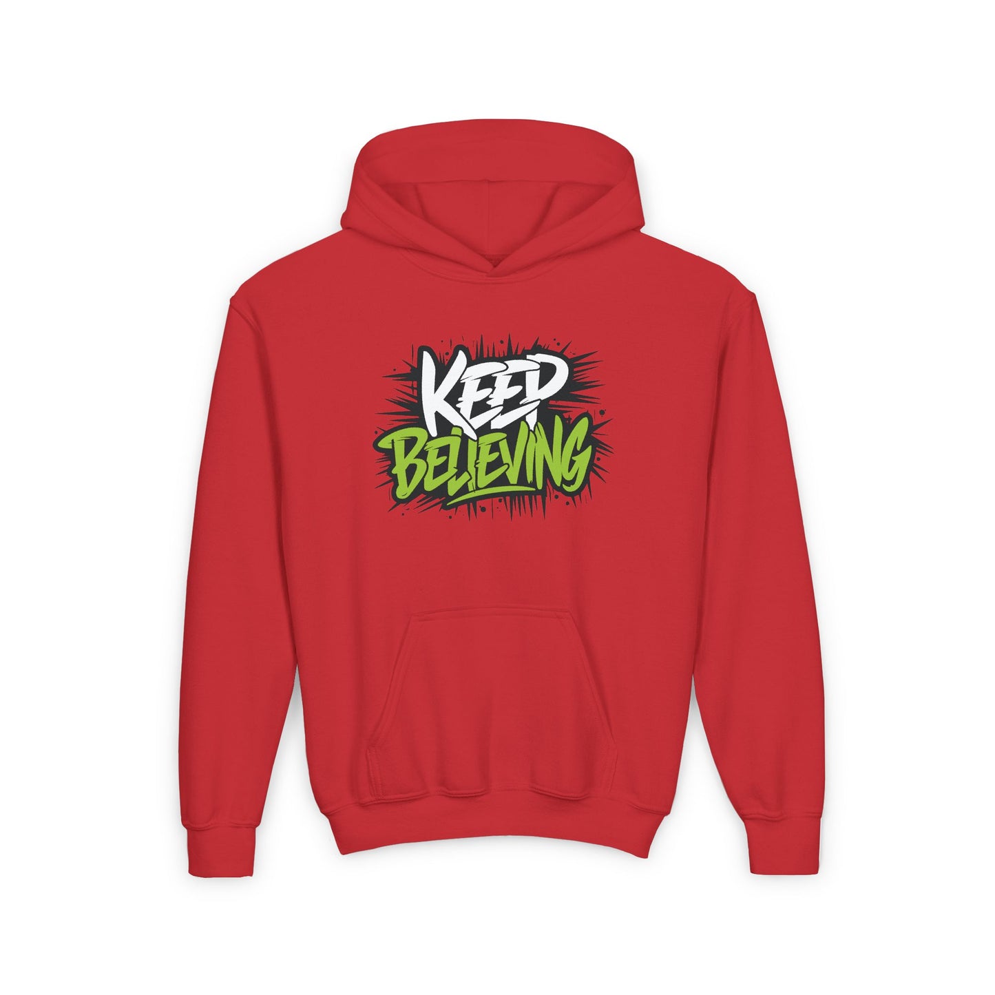 Keep Believing Youth Heavy Blend Hooded Sweatshirt