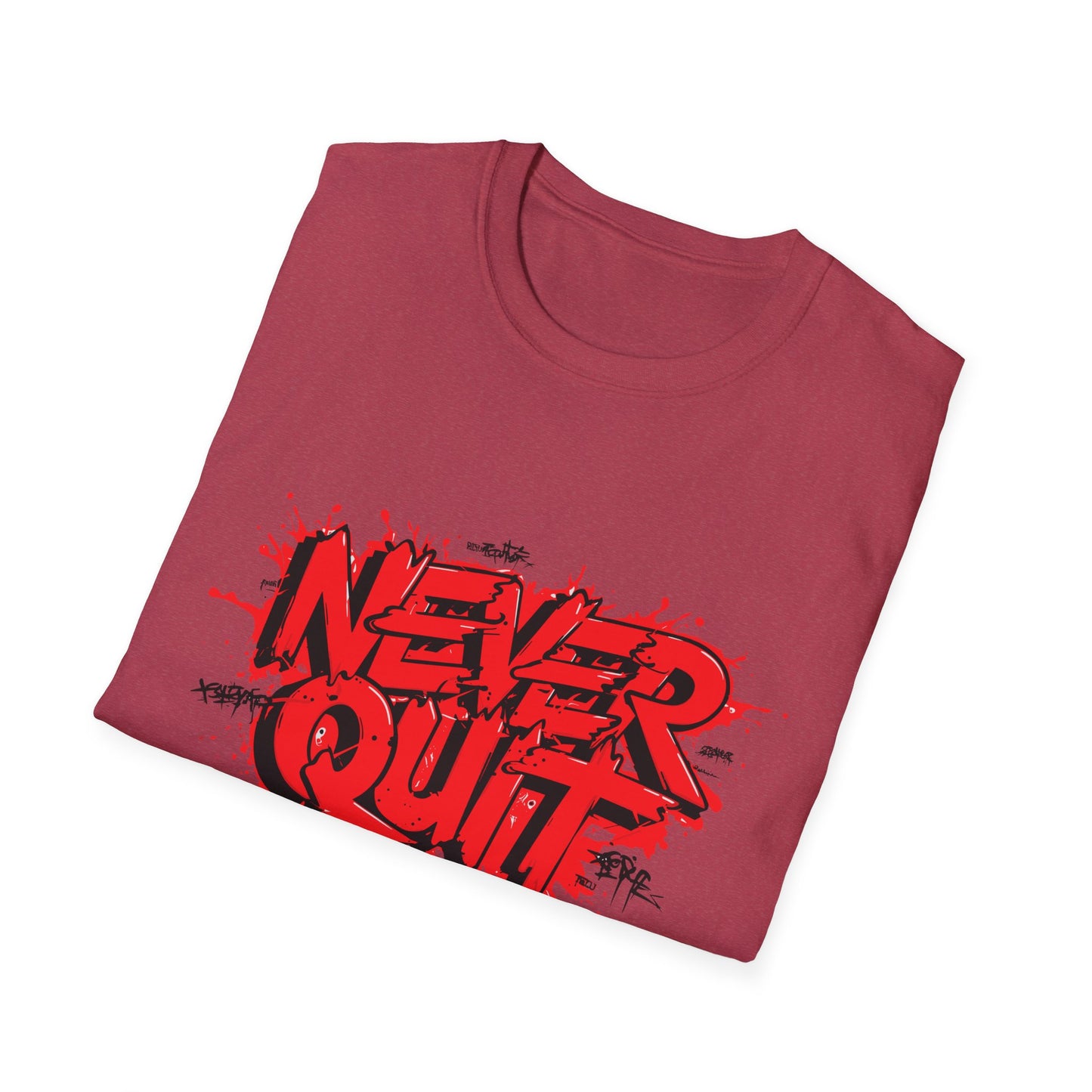 Never Quit Unisex Softstyle T-Shirt