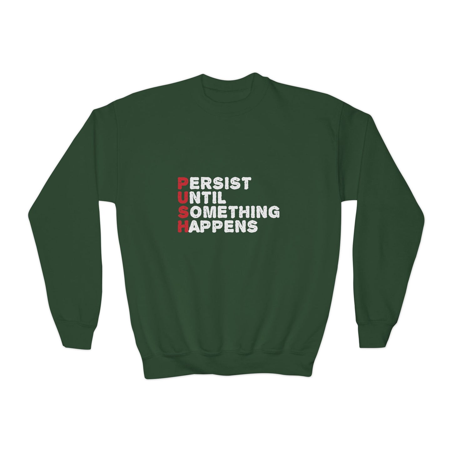 Persist Until Something Happens Youth Crewneck Sweatshirt