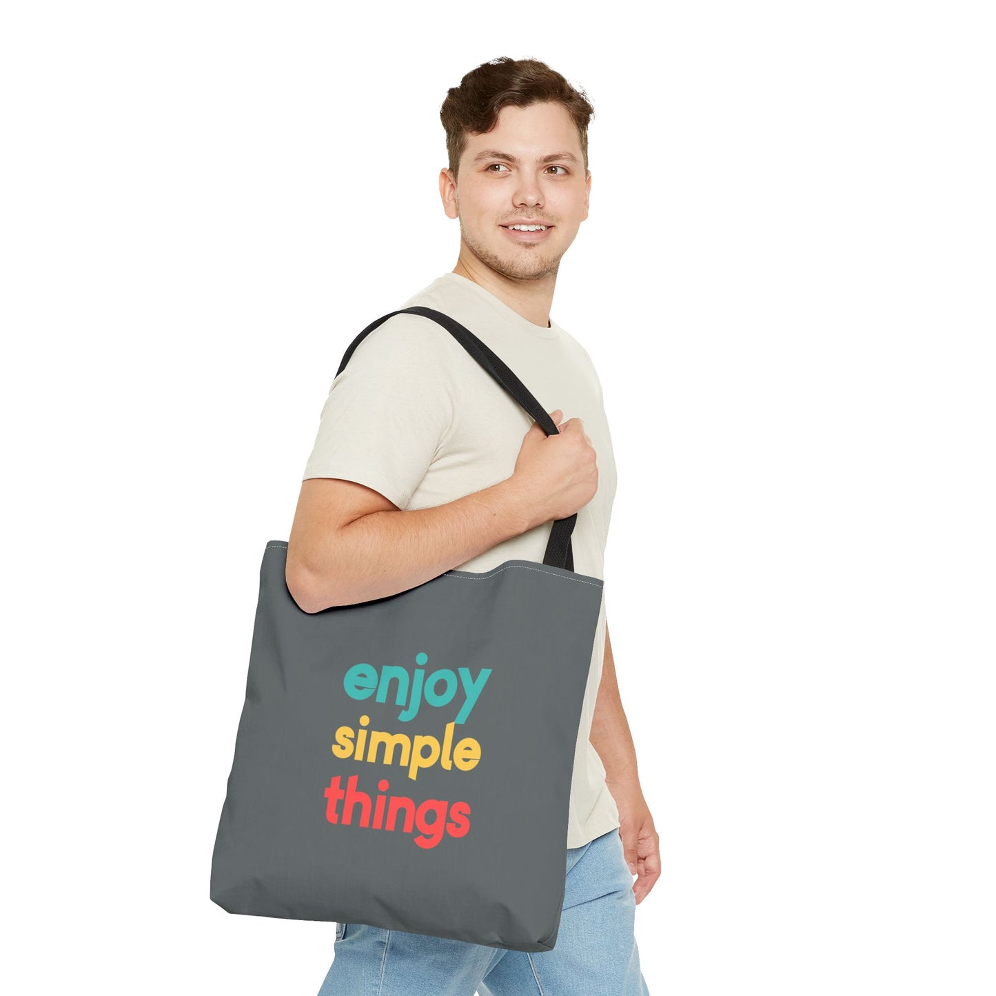Enjoy Simple Things Tote Bag (AOP)