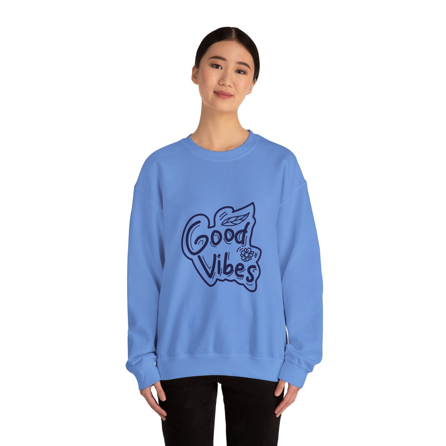 Good Vibes Unisex Heavy Blend™ Crewneck Sweatshirt