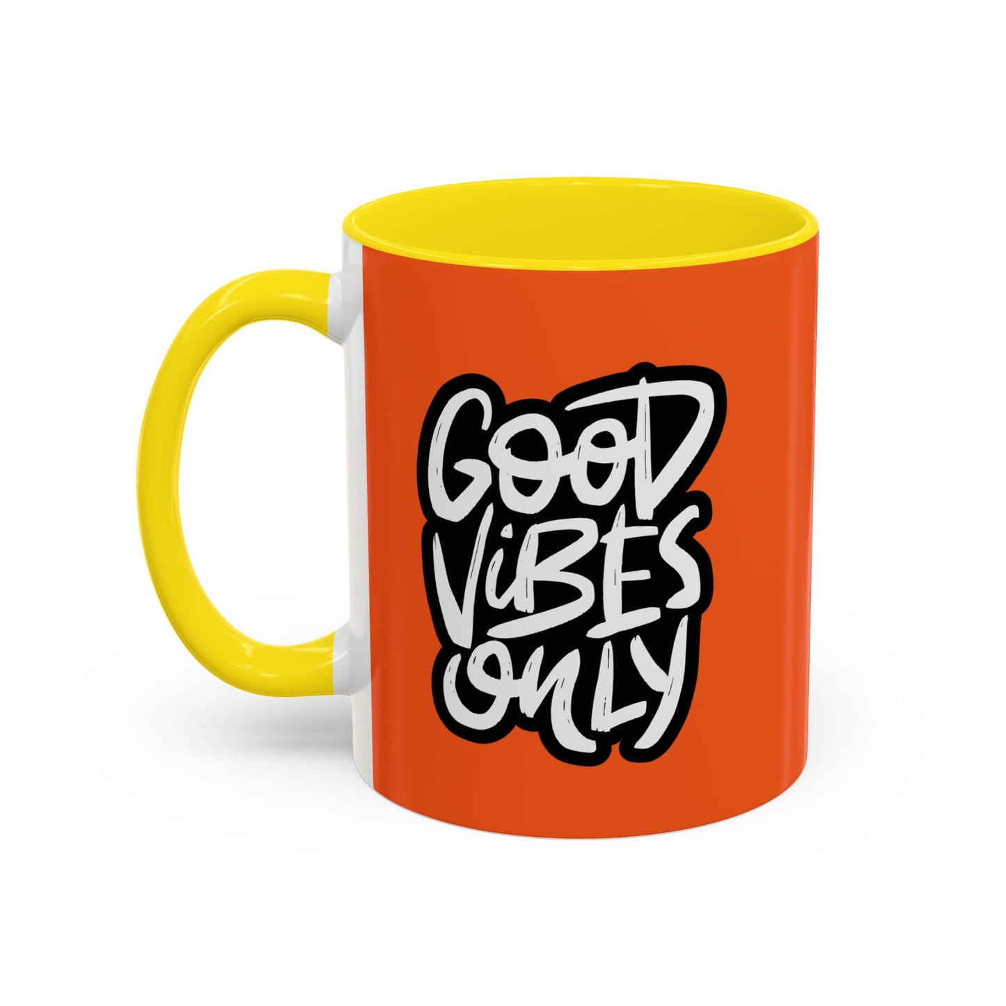 Good Vibes Only Accent Coffee Mug (11, 15oz)