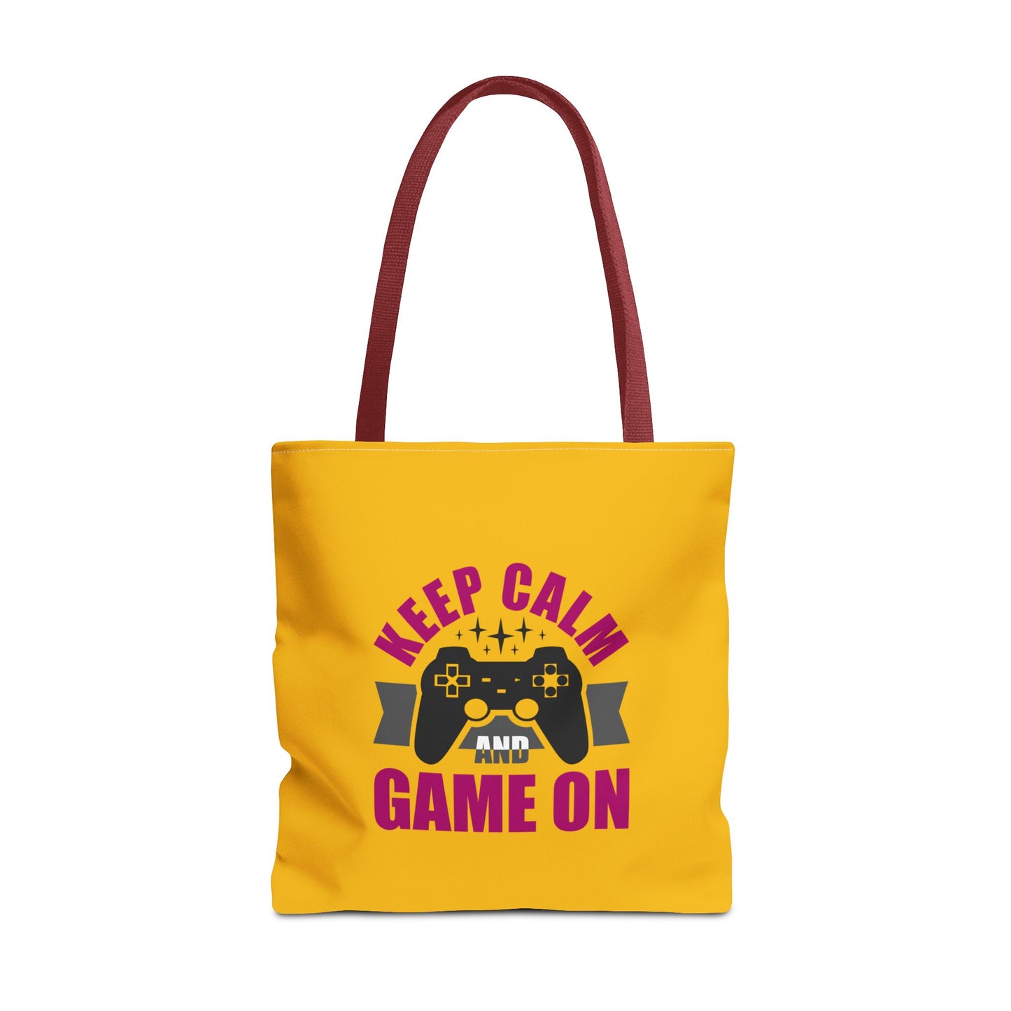 Keep Calm And Game On Tote Bag (AOP)