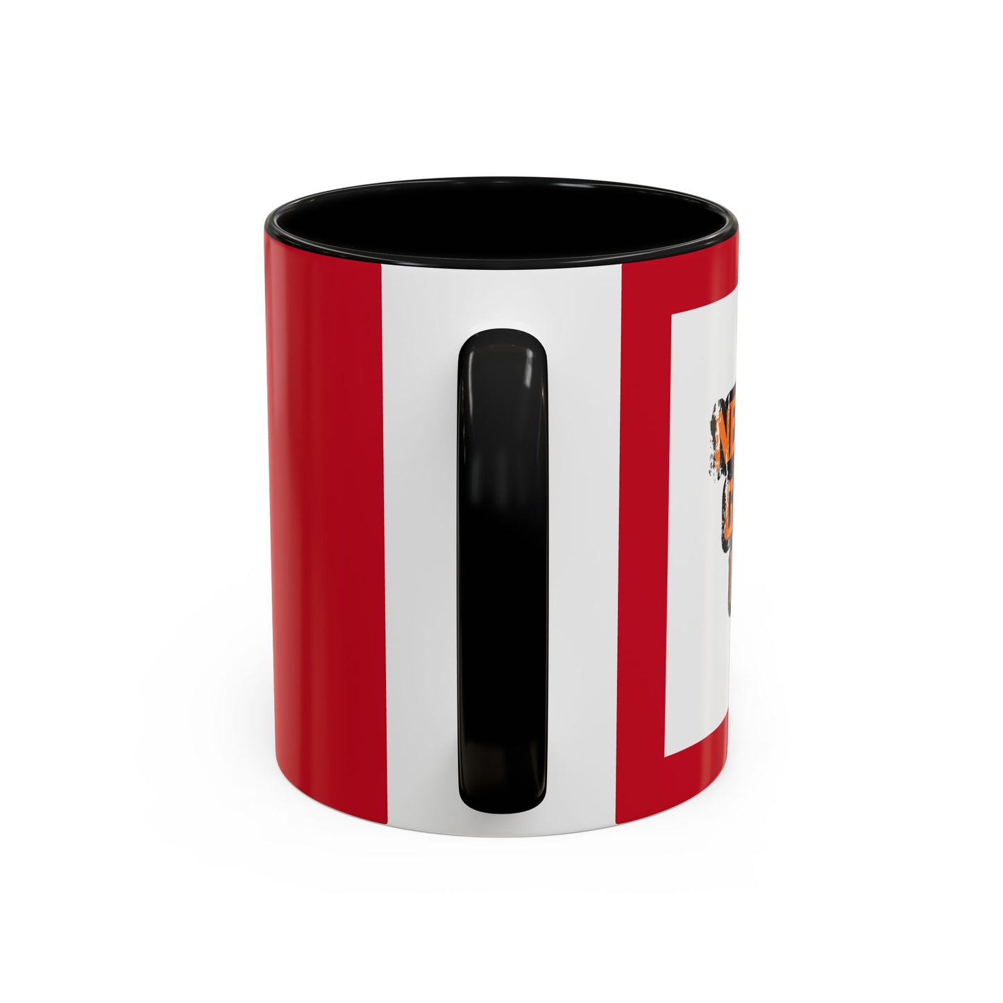 Never Give Up Accent Coffee Mug (11, 15oz)