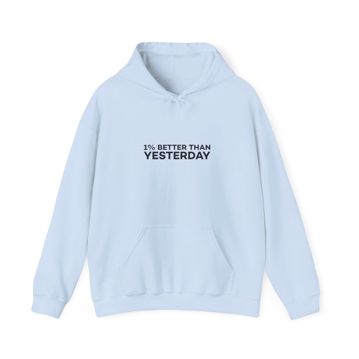 1% Better Than Yesterday Unisex Heavy Blend™ Hooded Sweatshirt