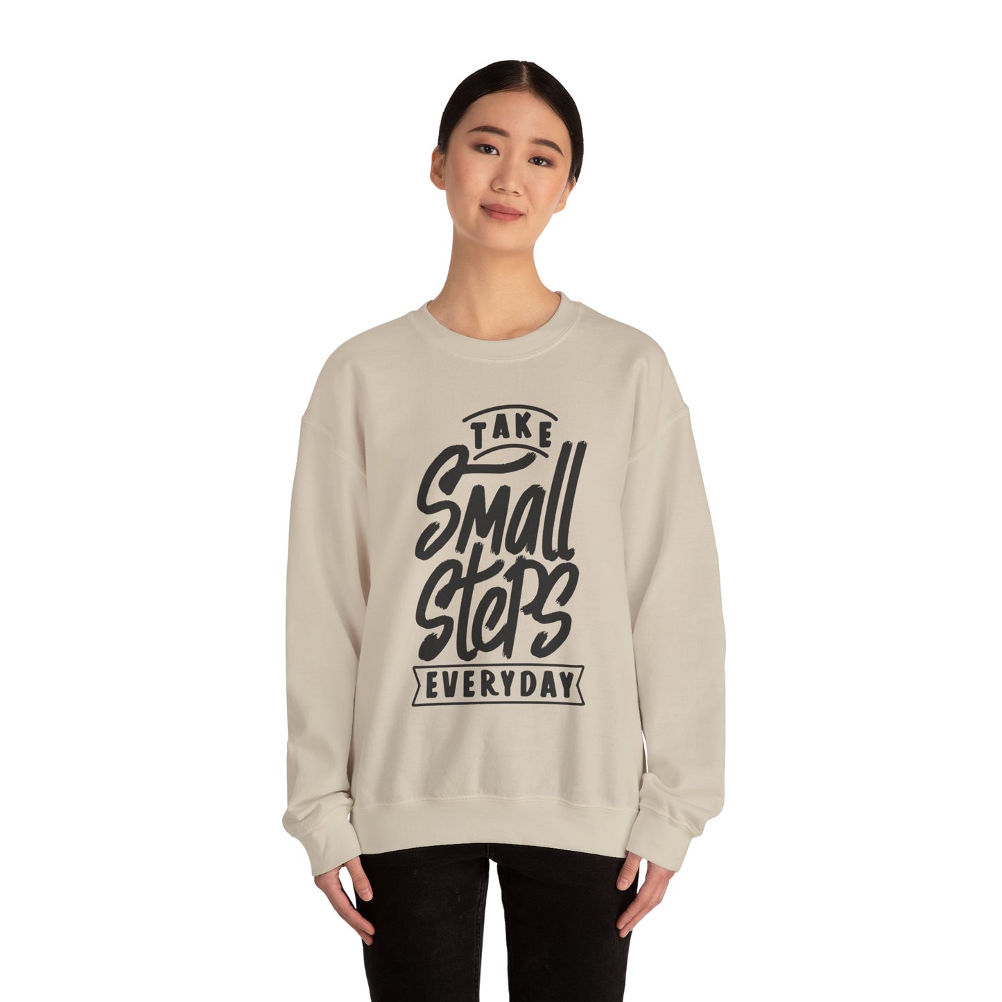 Take Small Steps Everyday Unisex Heavy Blend™ Crewneck Sweatshirt