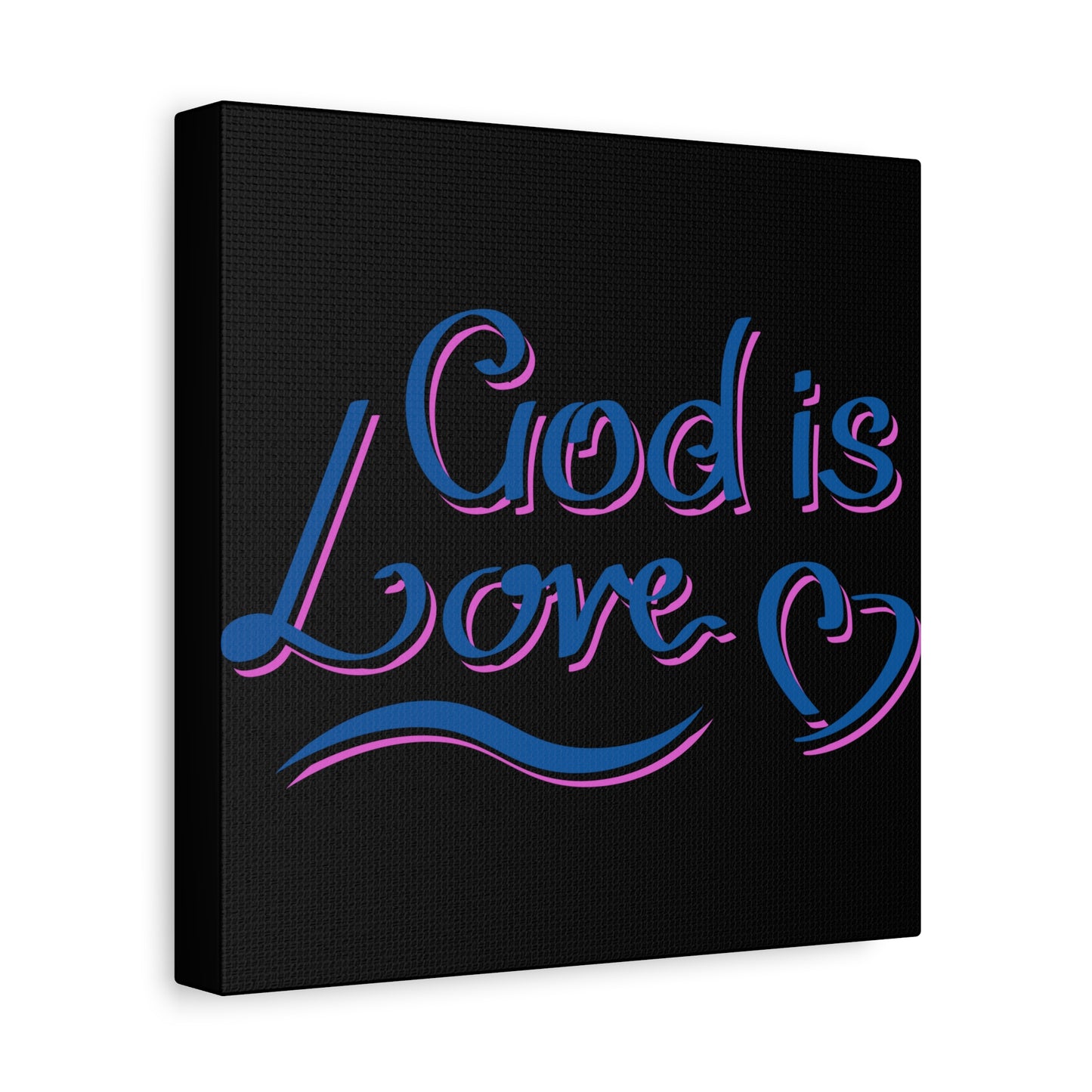 God Is Love Matte Canvas, Stretched, 1.25"
