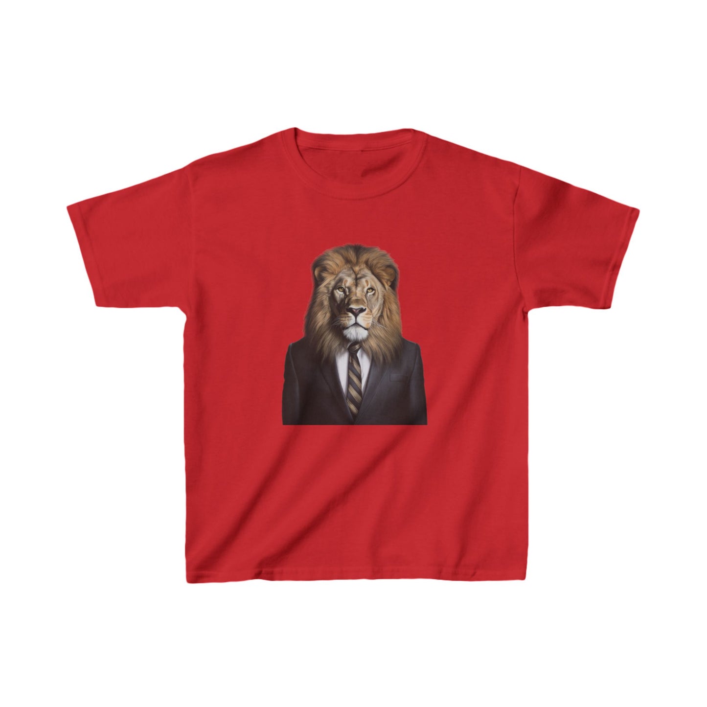 Lion Business Person Kids Heavy Cotton™ Tee