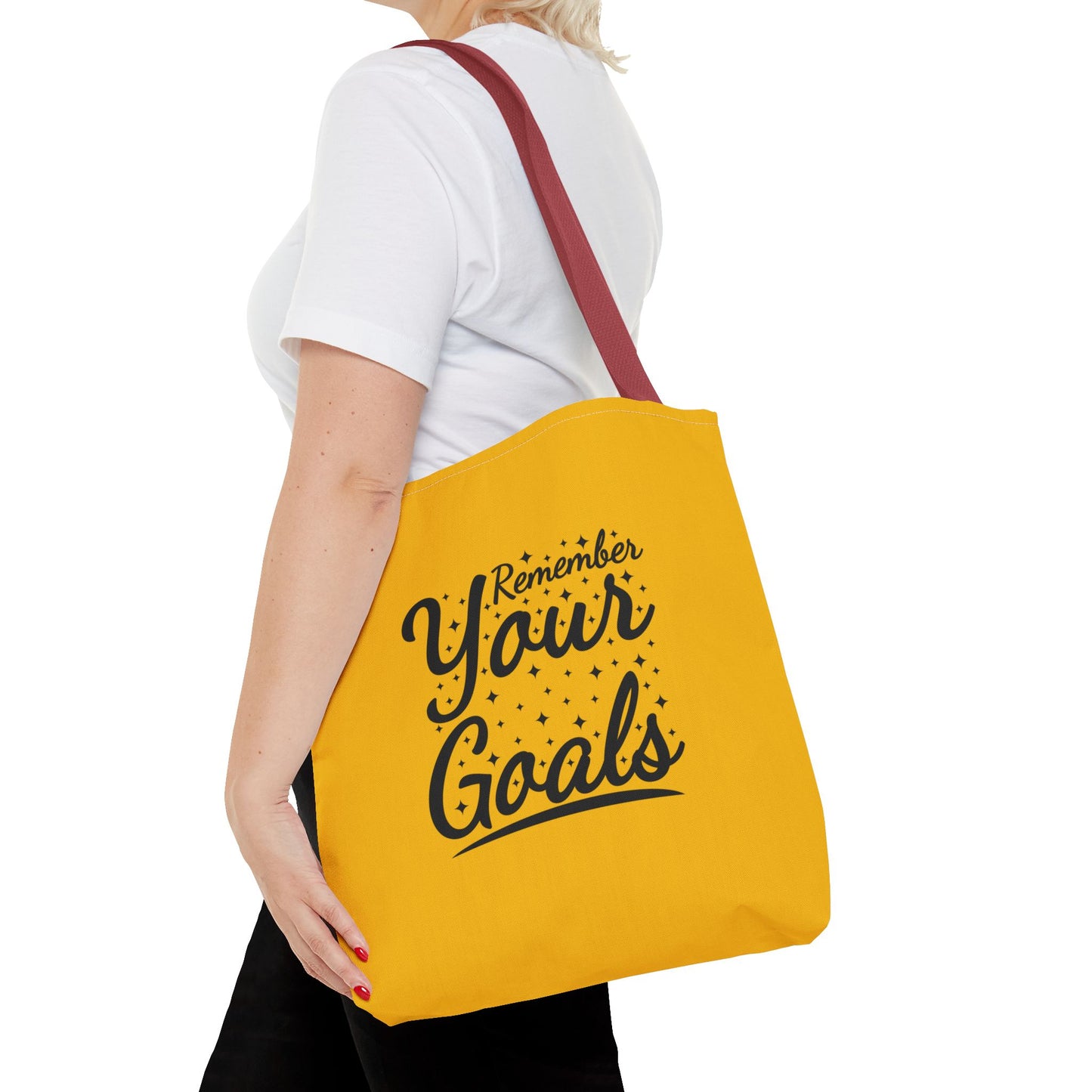 Remember Your Goals Tote Bag (AOP)