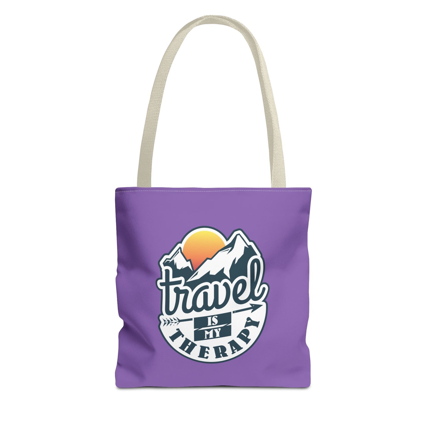 Travel Is My Therapy Tote Bag (AOP)