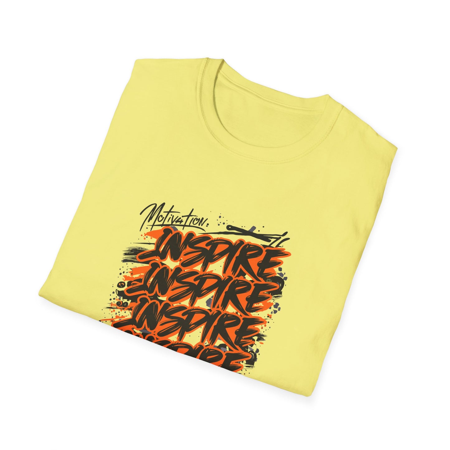 Motivation Inspire Motivation Unisex Softstyle T-Shirt