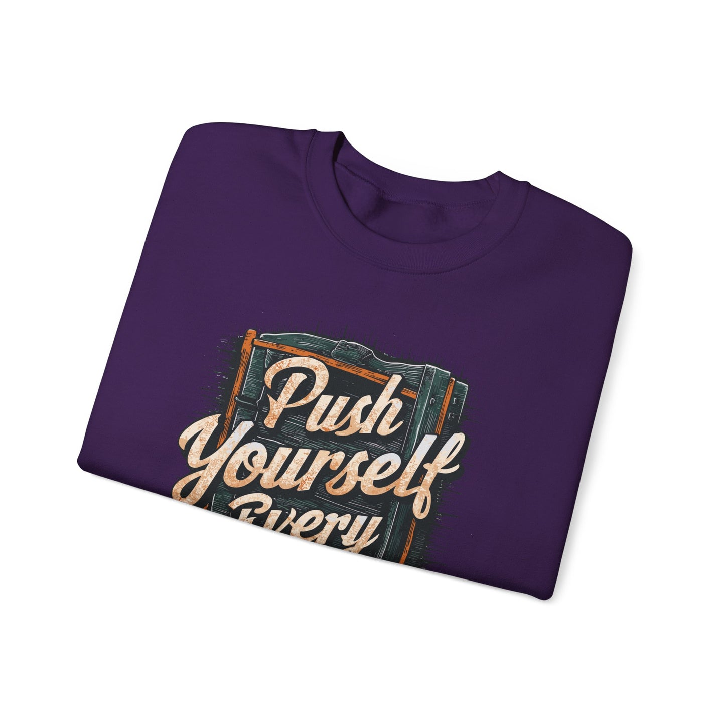 Push Yourself Every Day Unisex Heavy Blend™ Crewneck Sweatshirt