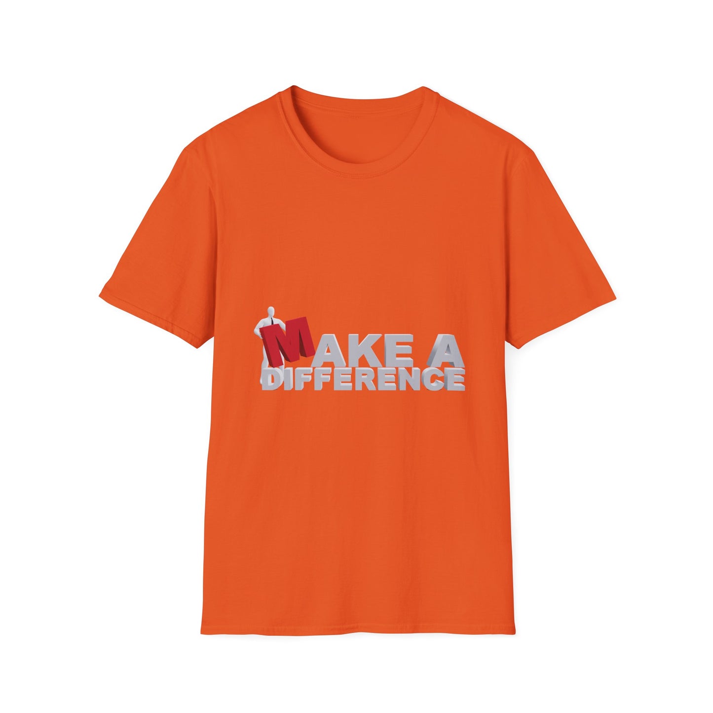 Make A Difference  Unisex Softstyle T-Shirt