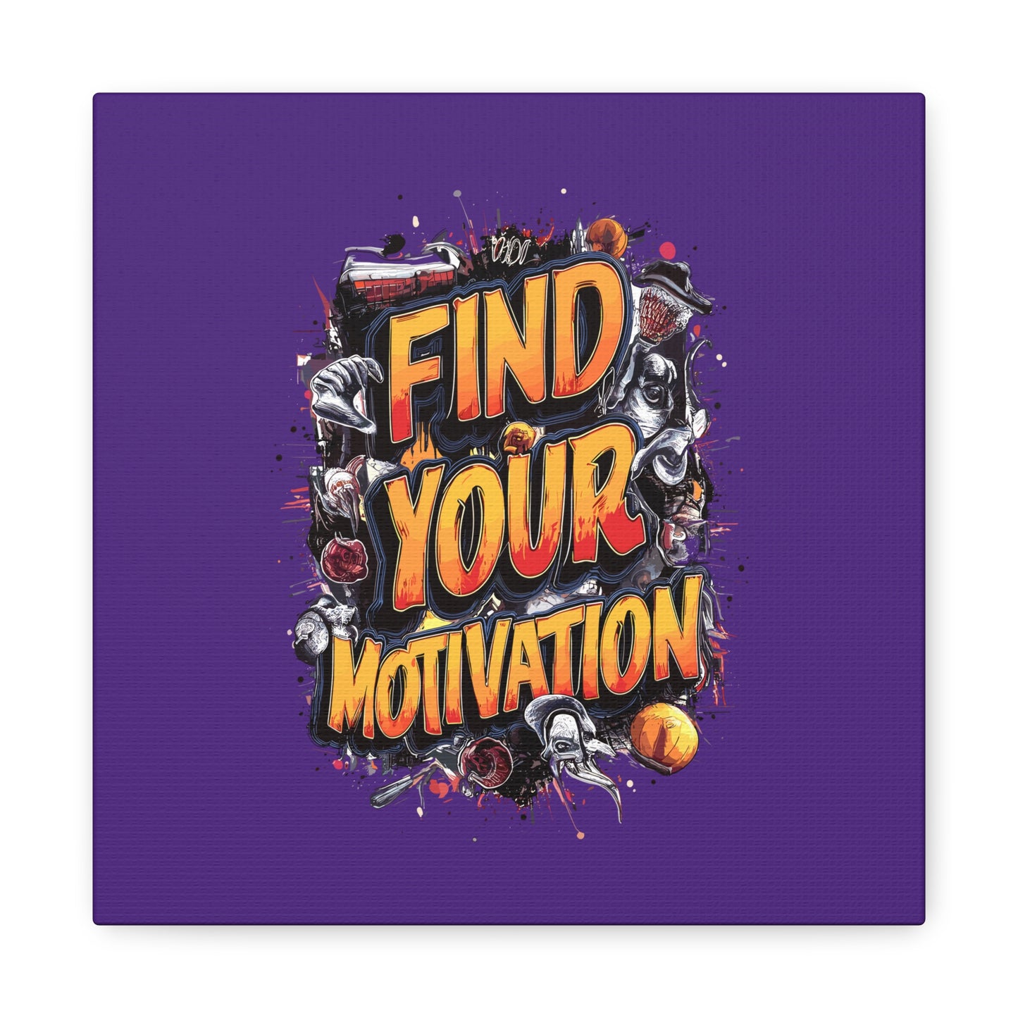 Find Your Motivation Matte Canvas, Stretched, 1.25"