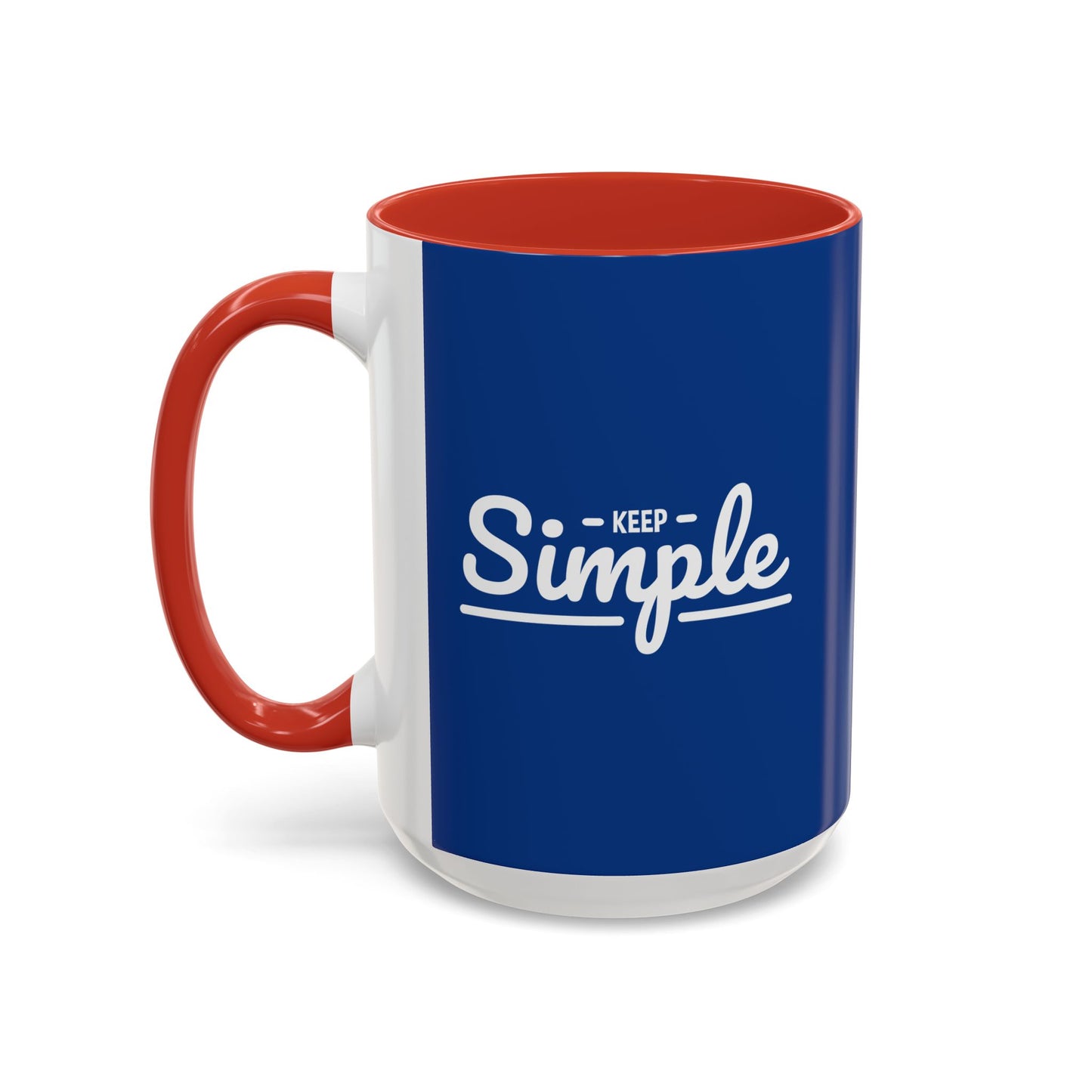 Keep Simple Accent Coffee Mug (11, 15oz)