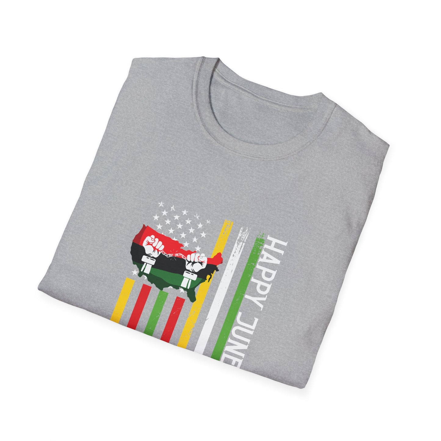 Happy Juneteenth  Unisex Softstyle T-Shirt