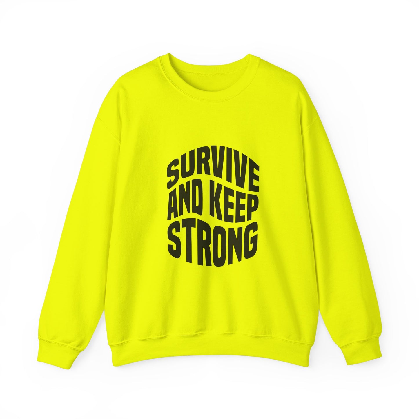 Survive And Keep Strong Unisex Heavy Blend™ Crewneck Sweatshirt