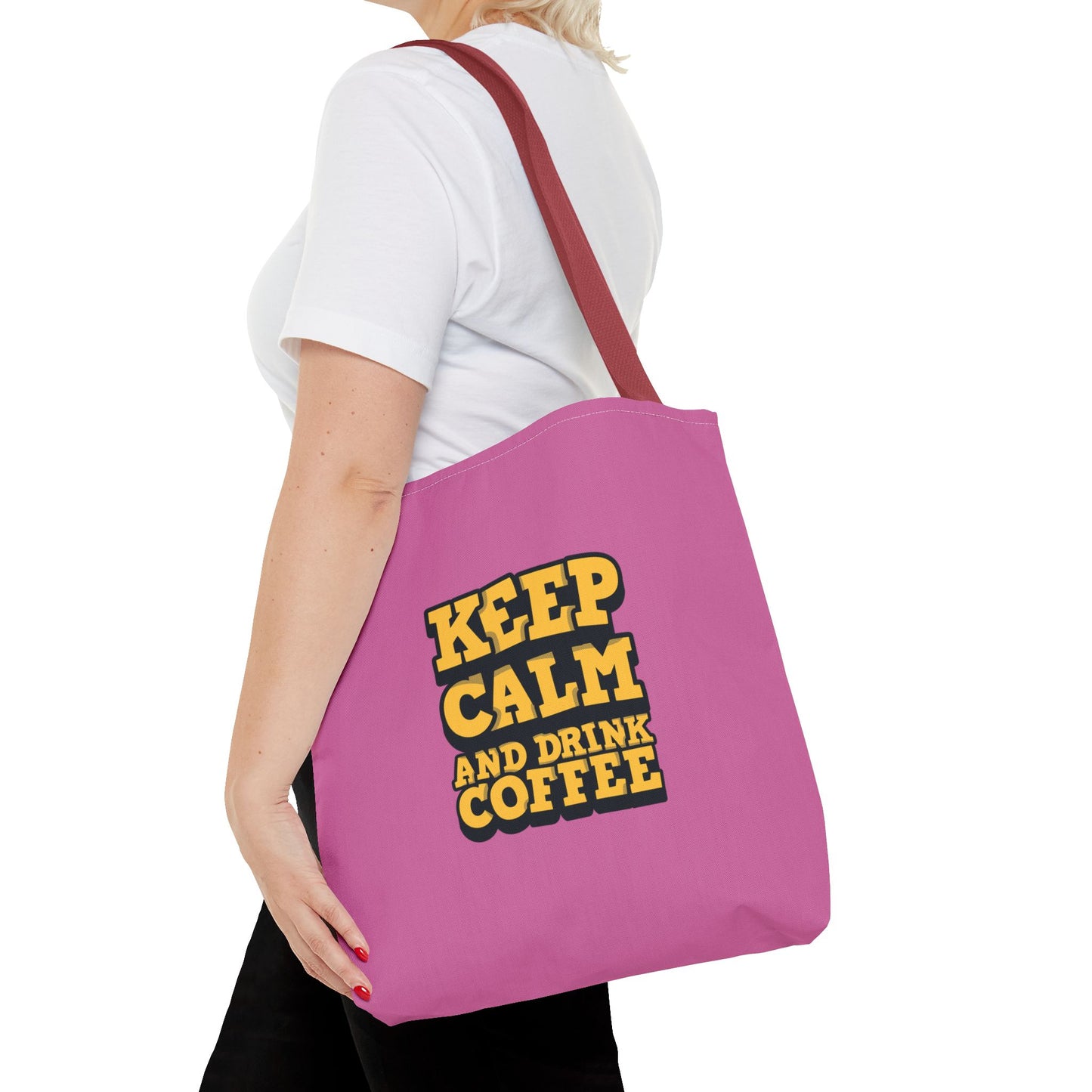 Keep Calm And Drink Coffee Tote Bag (AOP)