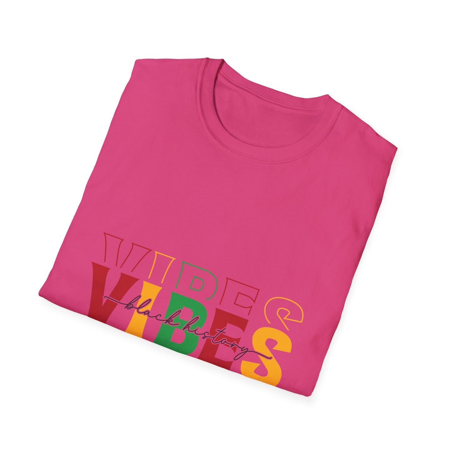Vibes Black History Unisex Softstyle T-Shirt