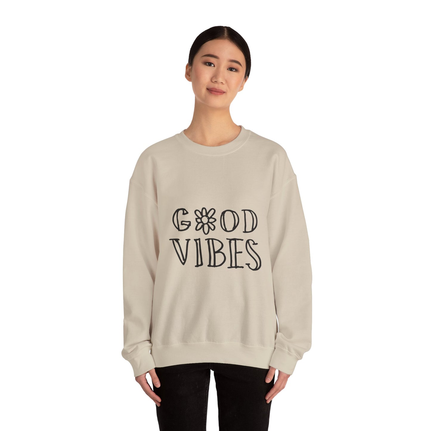 Good Vibes Unisex Heavy Blend™ Crewneck Sweatshirt