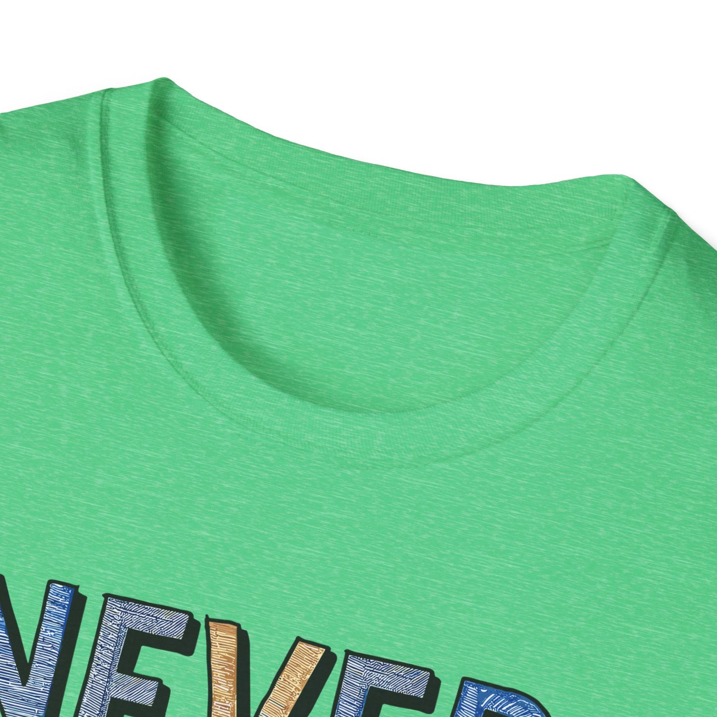Never Give Up Keep Going Unisex Softstyle T-Shirt