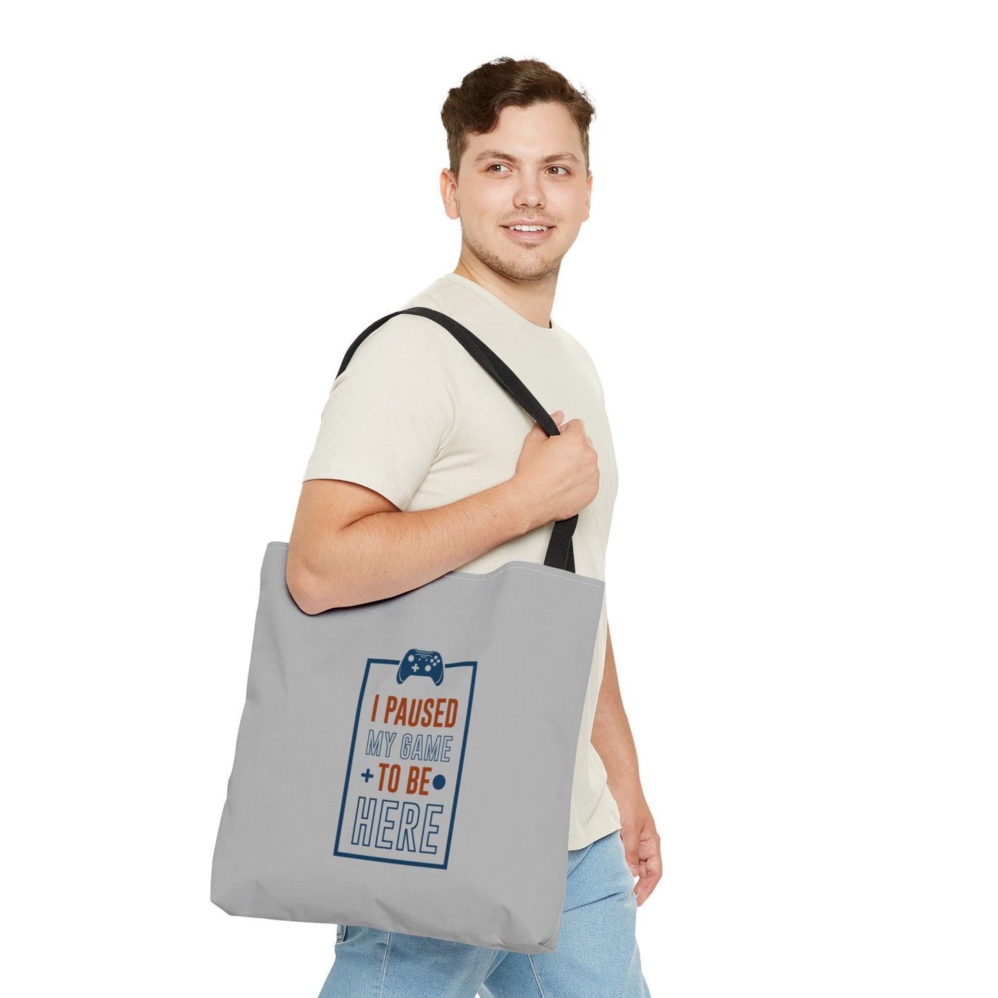 I Pushed My Game To Be Here Tote Bag (AOP)
