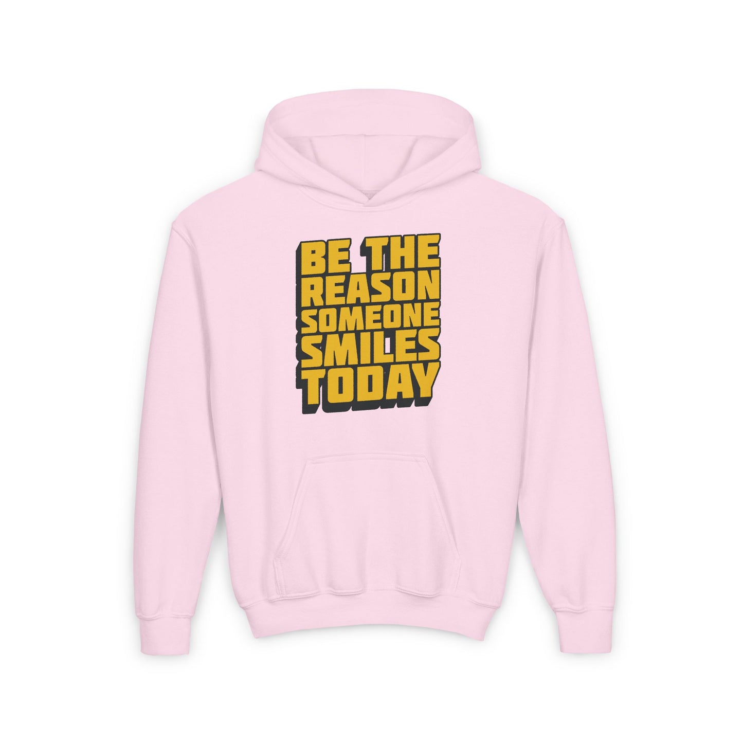 Be The Reason Someone Smiles Today Youth Heavy Blend Hooded Sweatshirt