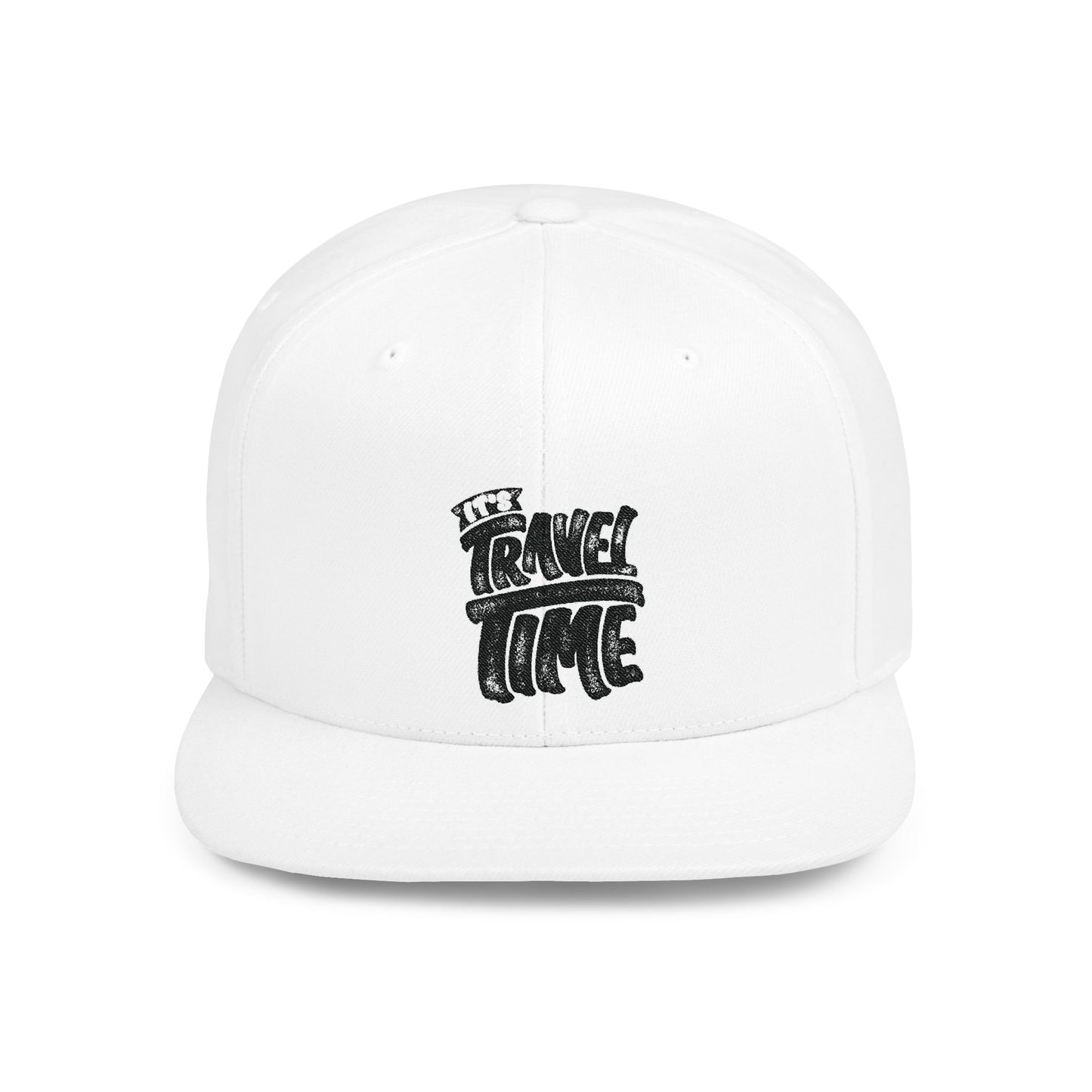 It's Travel Time Flat Bill Snapback