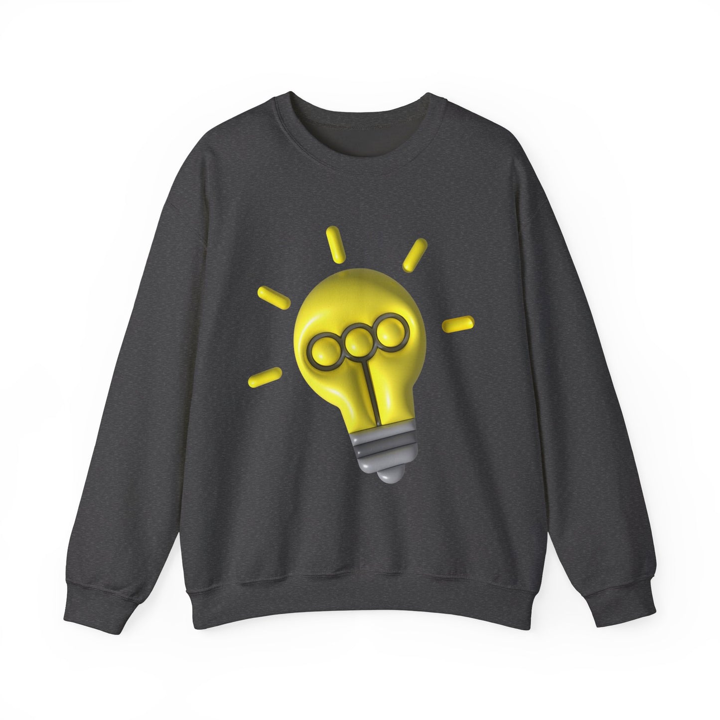 Inspire Idea Bulb Unisex Heavy Blend™ Crewneck Sweatshirt