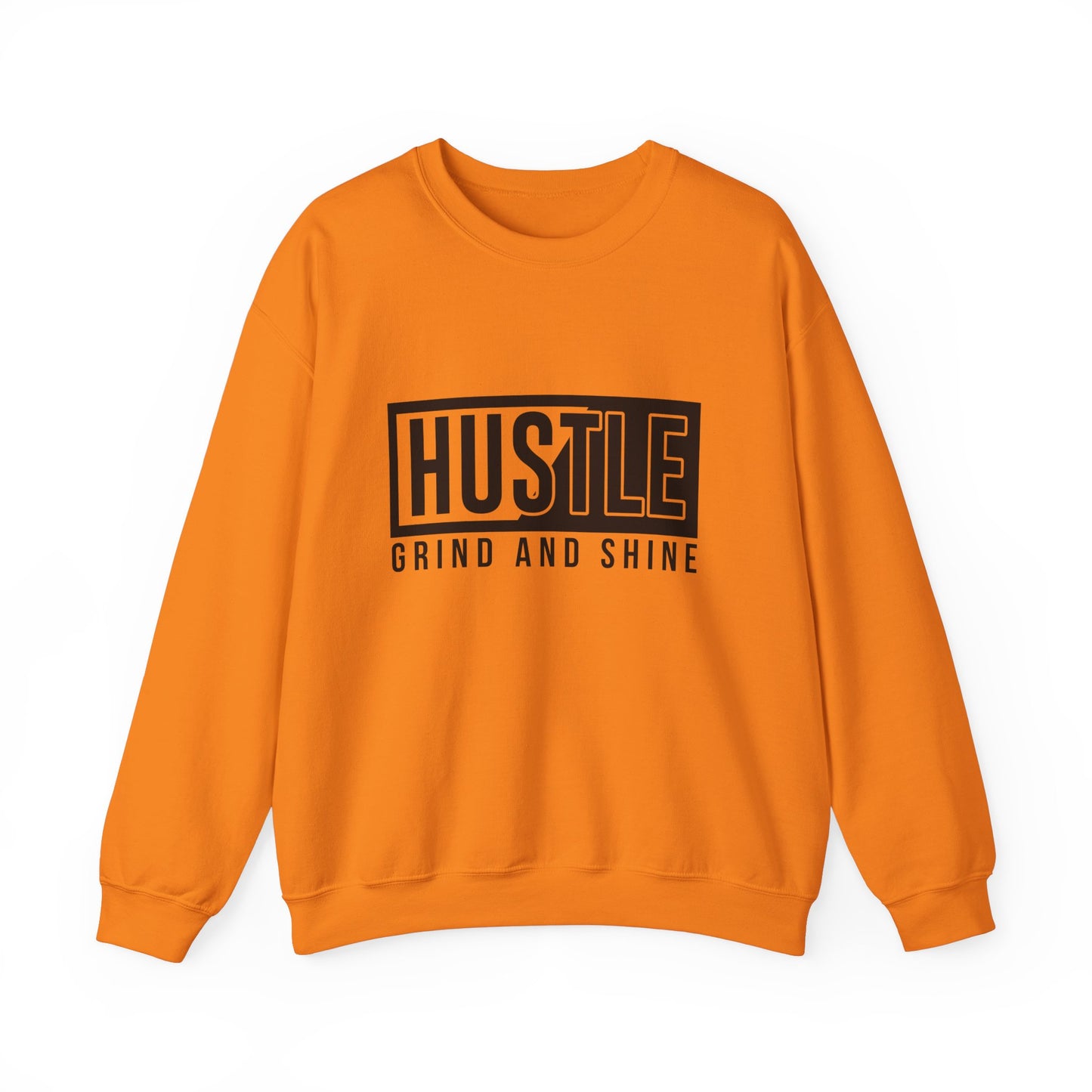 Hustle Grind And Shine Unisex Heavy Blend™ Crewneck Sweatshirt