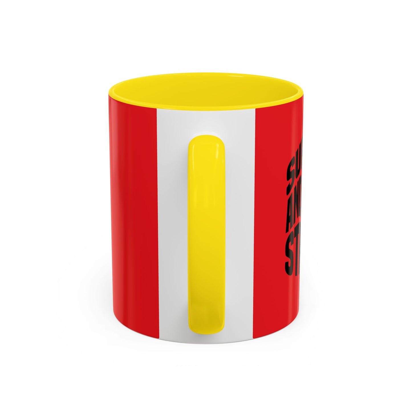 Survive And Keep Strong Accent Coffee Mug (11, 15oz)