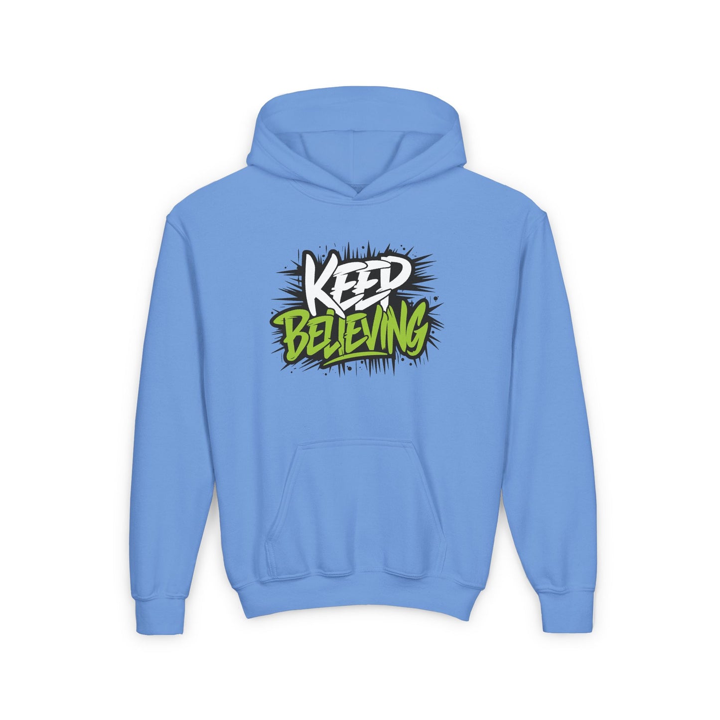 Keep Believing Youth Heavy Blend Hooded Sweatshirt