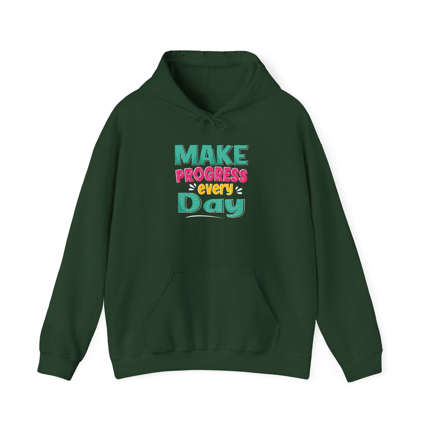 Make Progress Every Day Unisex Heavy Blend™ Hooded Sweatshirt