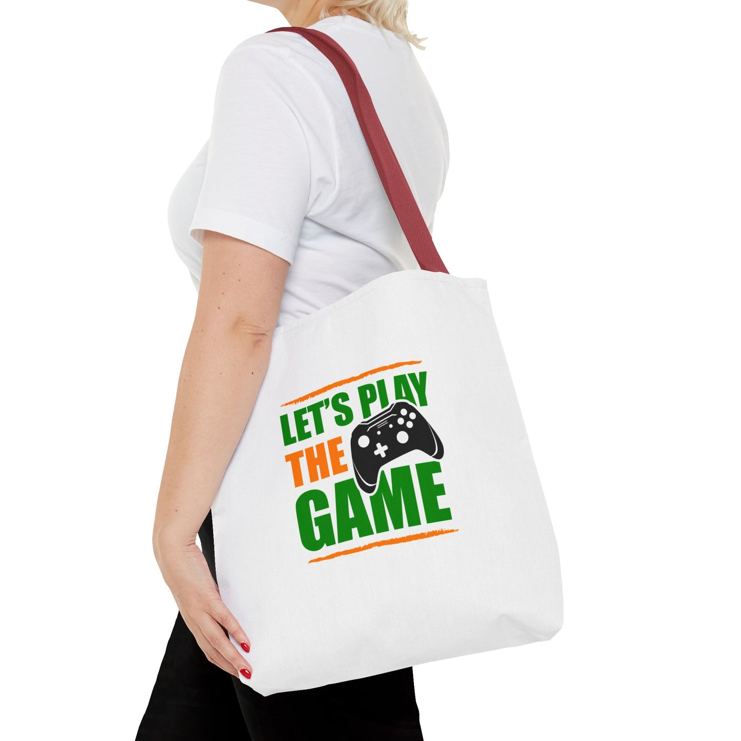 Let's Play The Game Tote Bag (AOP)