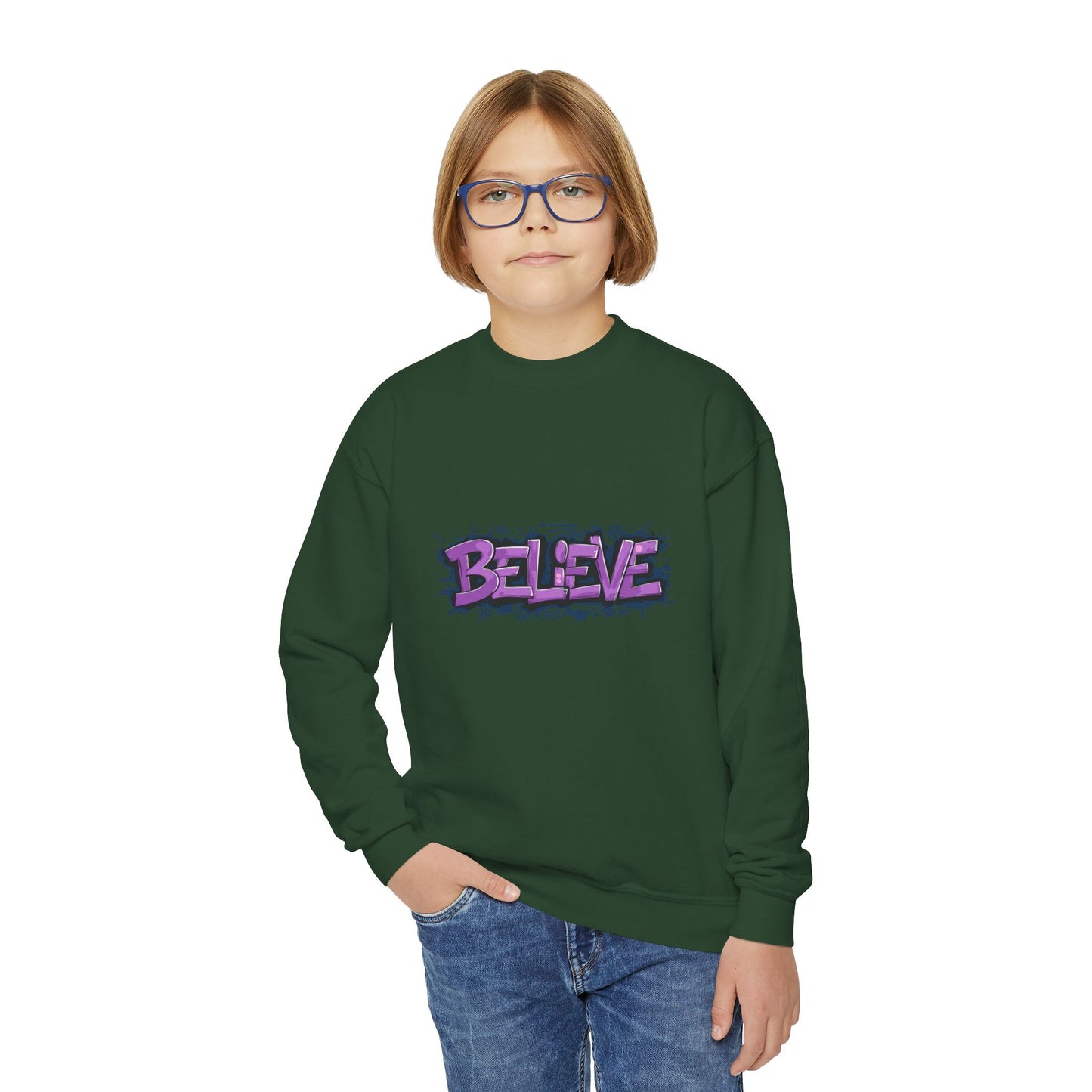 Believe Youth Crewneck Sweatshirt