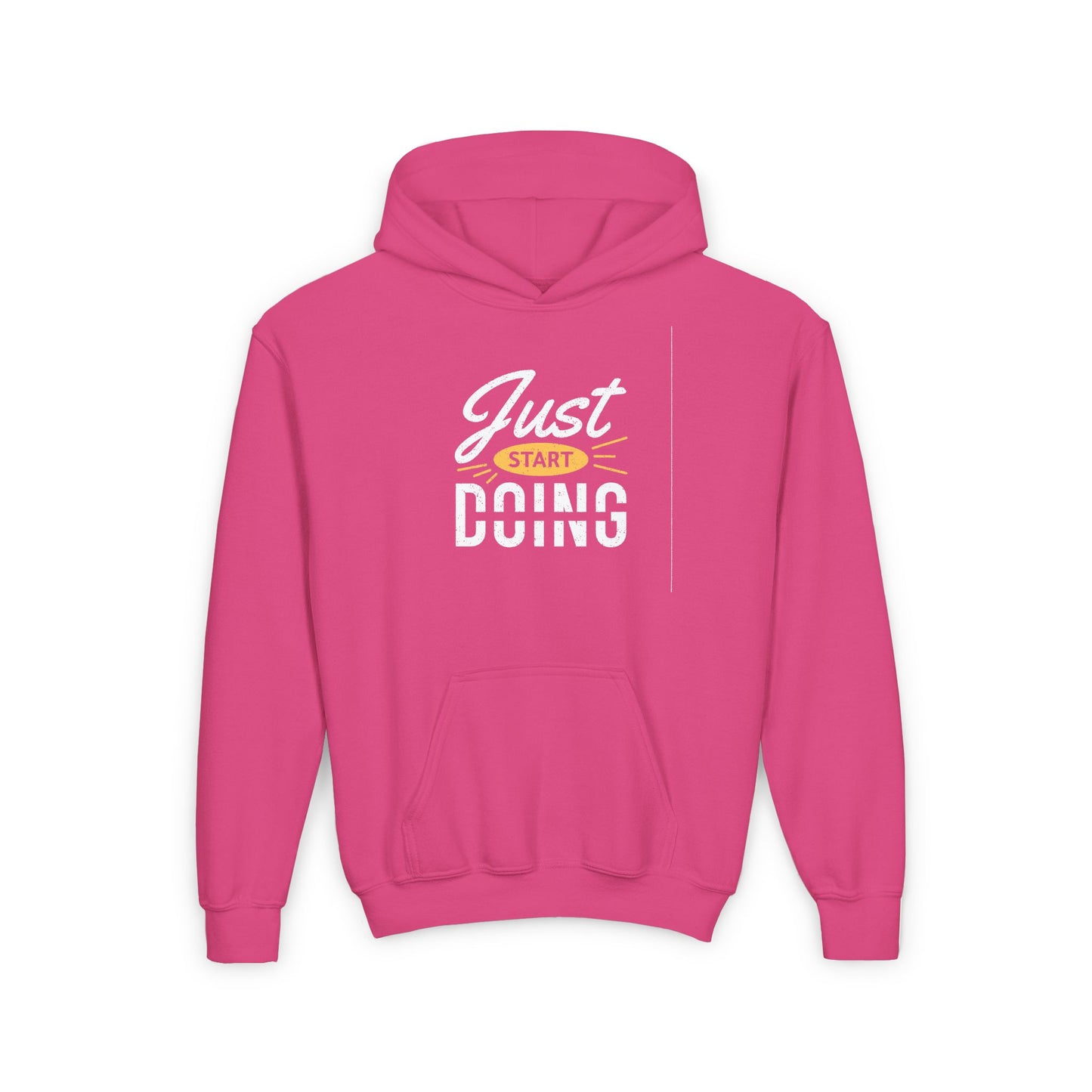 Just Start Doing Youth Heavy Blend Hooded Sweatshirt