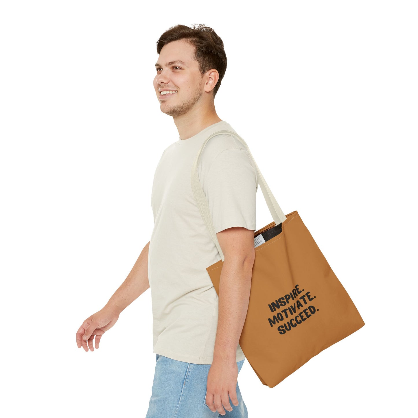 Inspire Motivate Succeed Tote Bag (AOP)