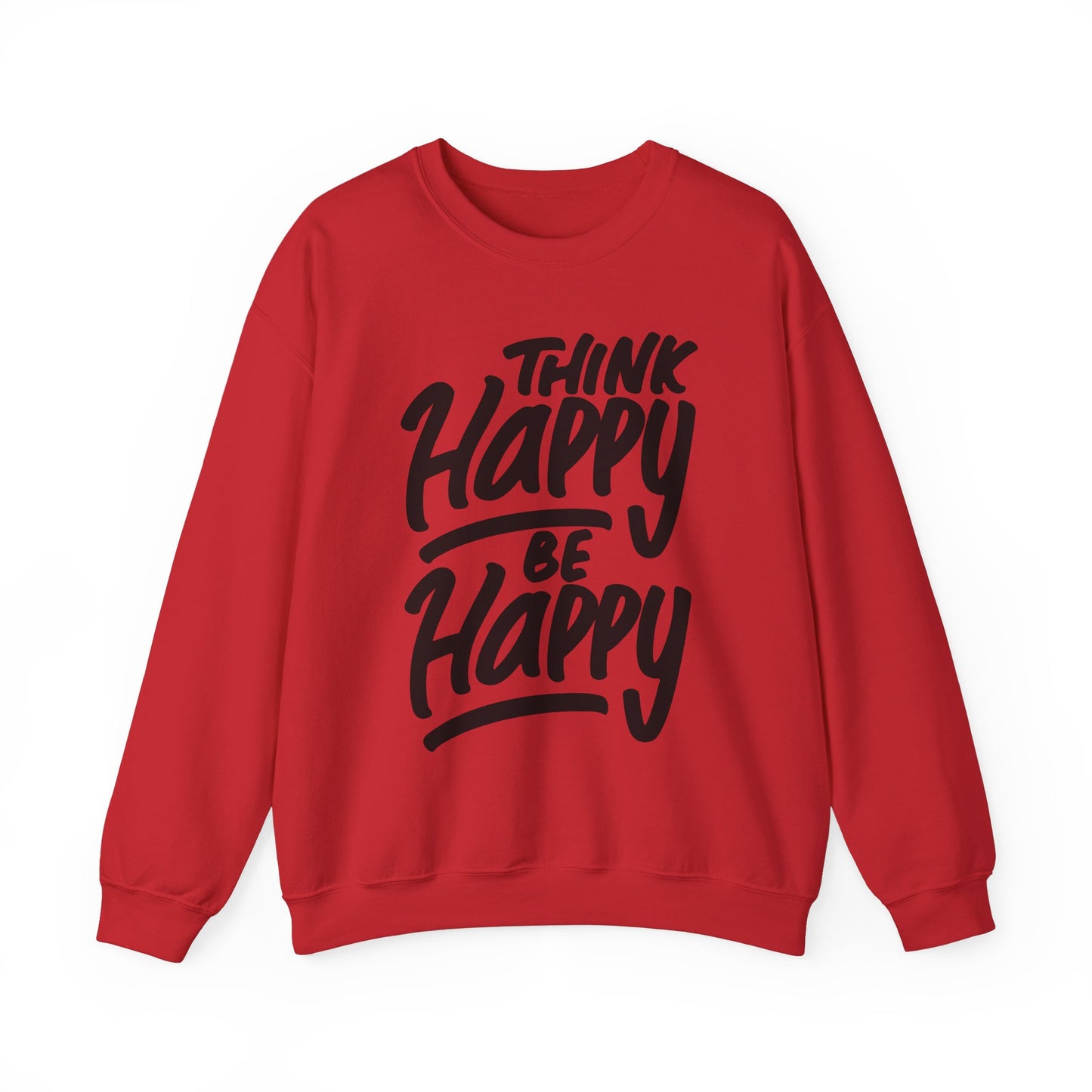 Think Happy Be Happy Unisex Heavy Blend™ Crewneck Sweatshirt