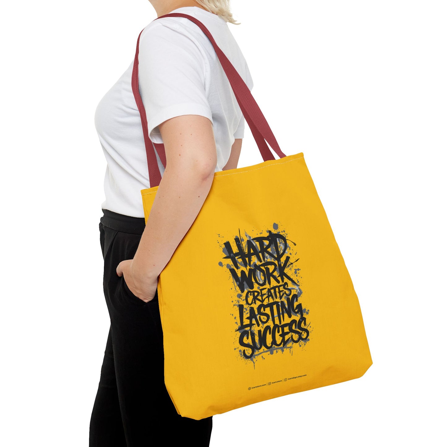 Hard Work Creates Lasting Success Tote Bag (AOP)